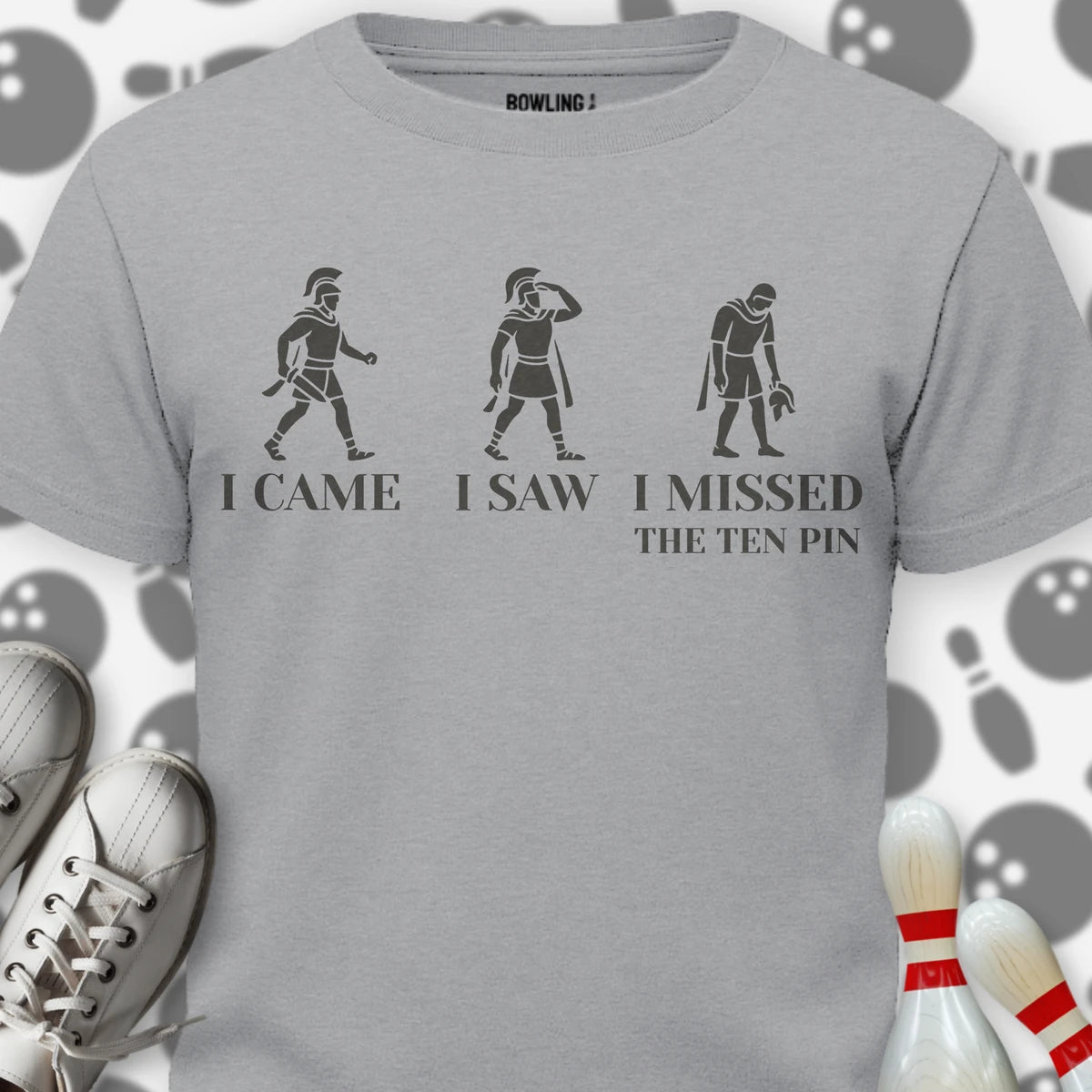 I Came I Saw Ten Pin T-Shirt