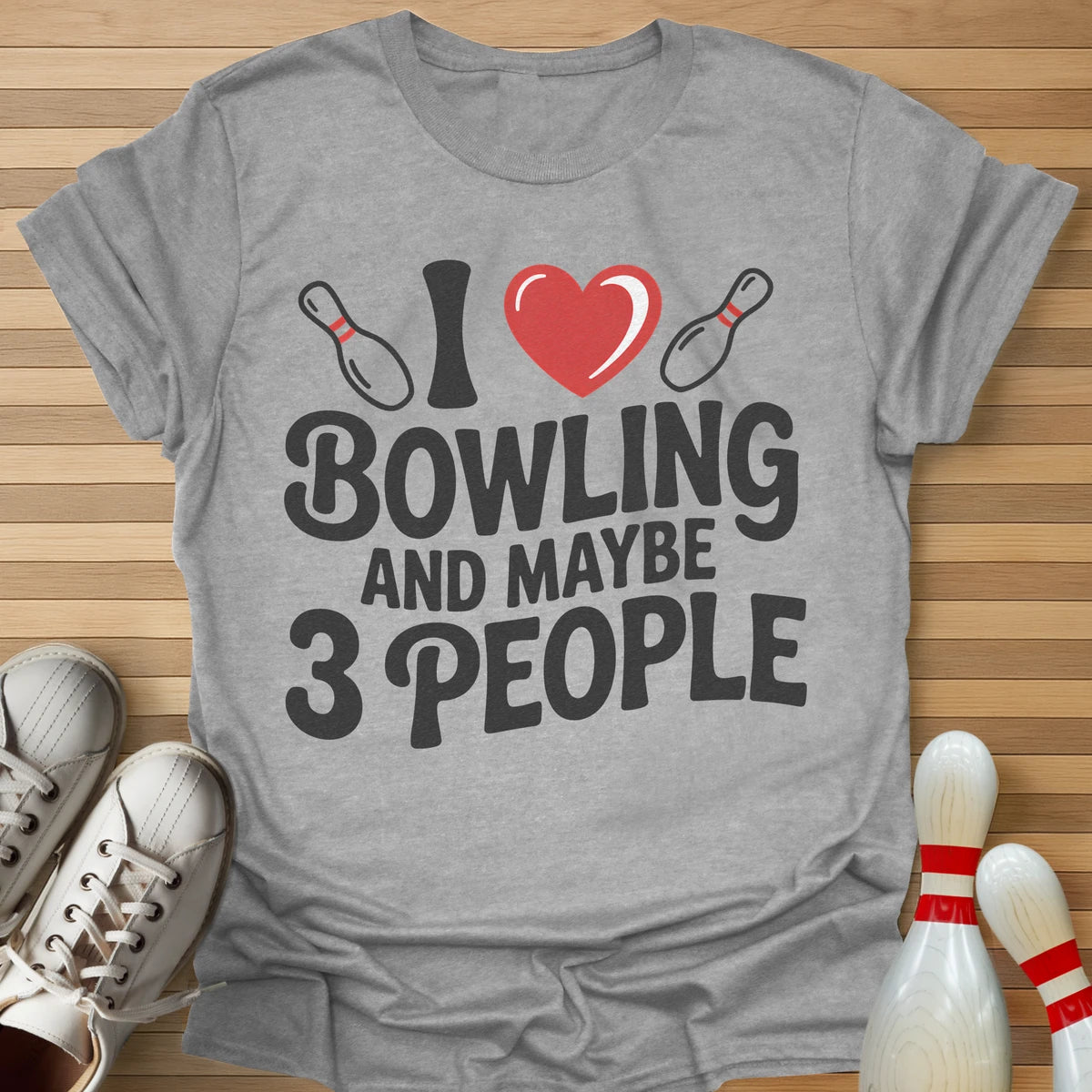I Heart Bowling T-Shirt