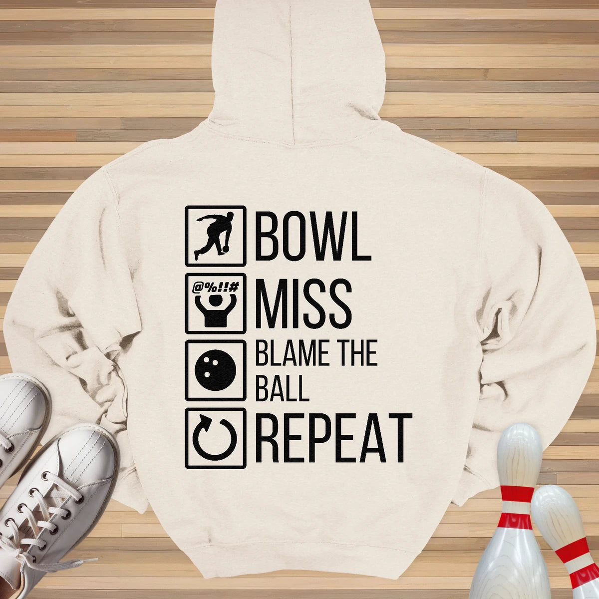 Blame The Ball Repeat Hoodie