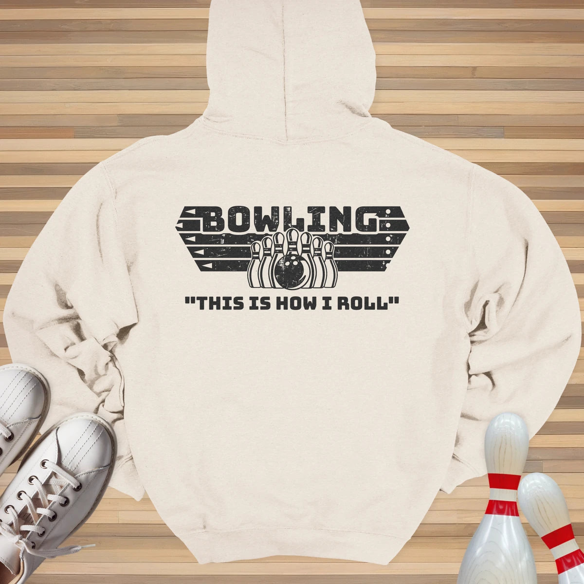 Bowling How I Roll Hoodie