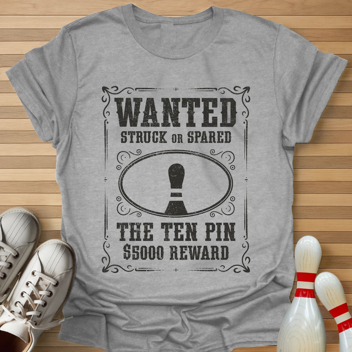 Wanted 10 Pin T-Shirt