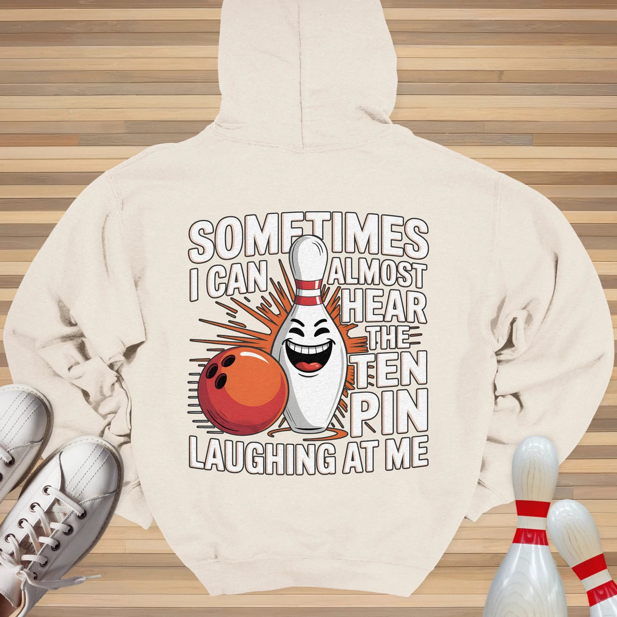 Evil Ten Pin Laughing Hoodie