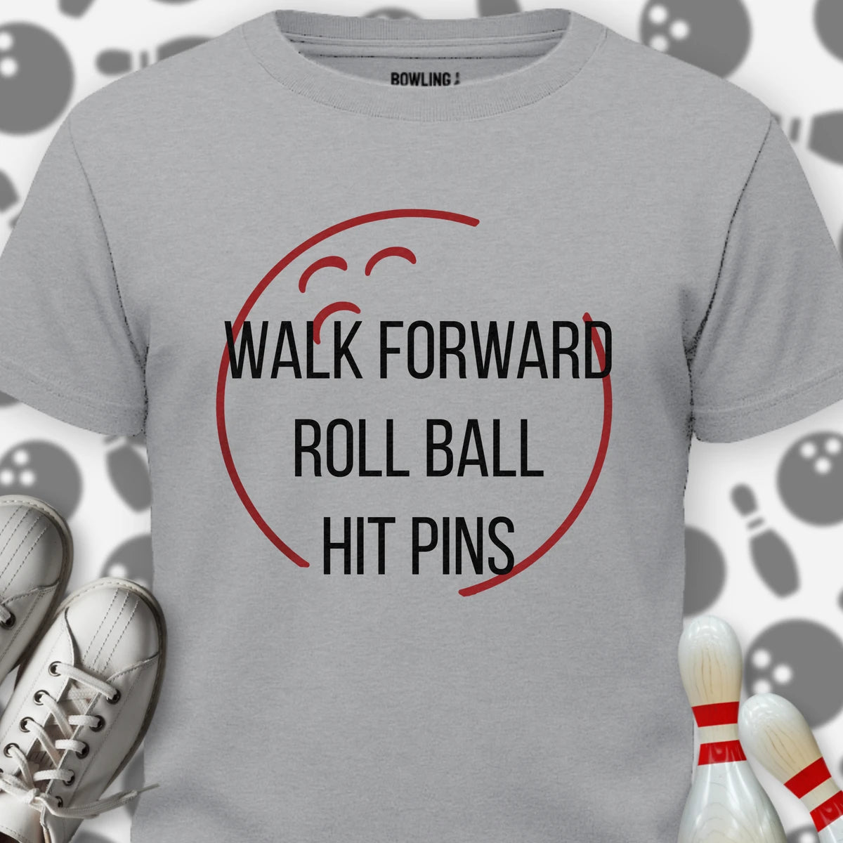 Roll Ball Hit Pins T-Shirt