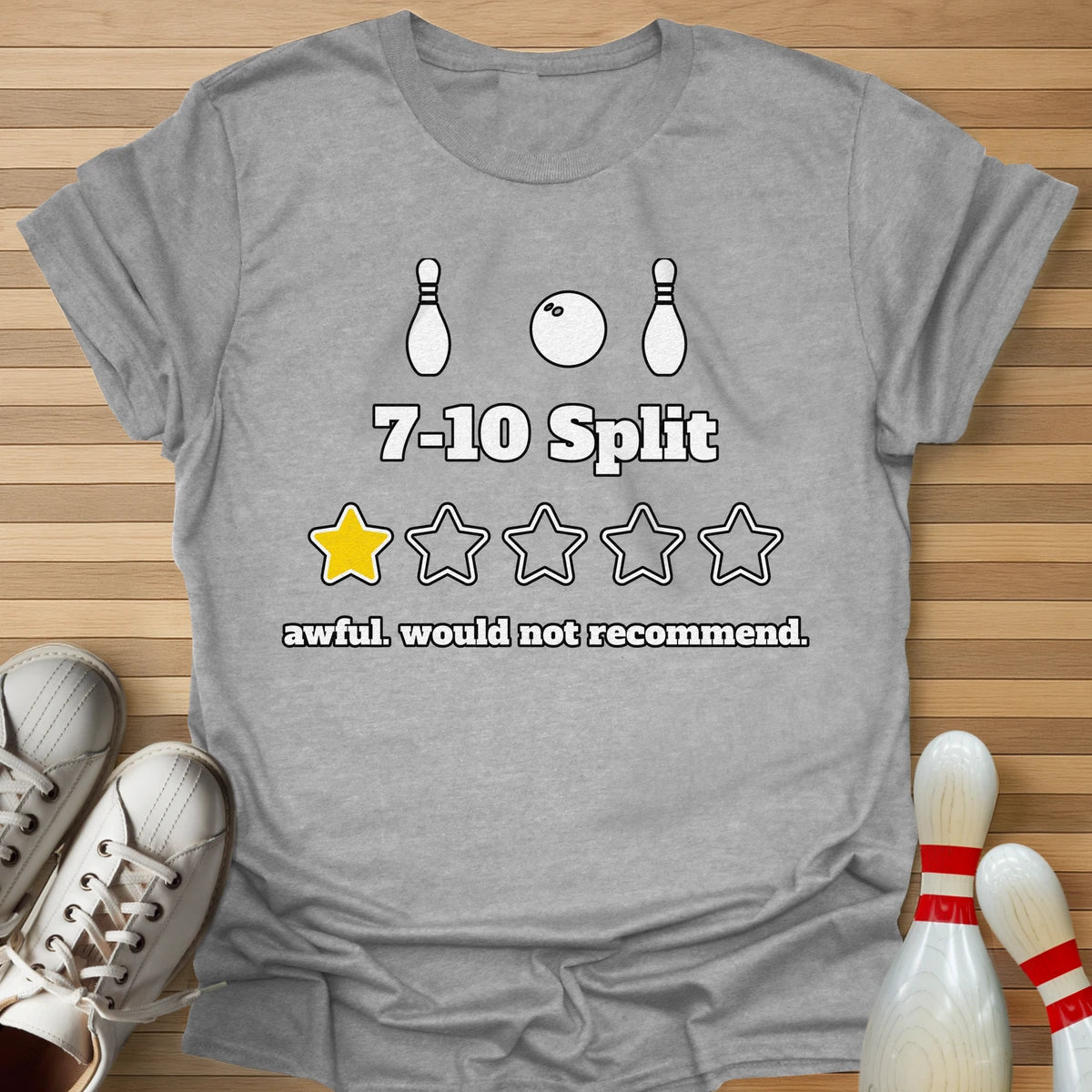 7-10 Split 1 Star Review T-Shirt