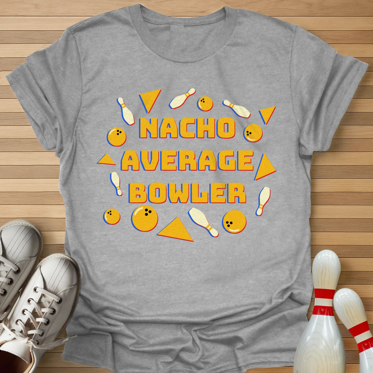 Nacho Average Bowler T-Shirt