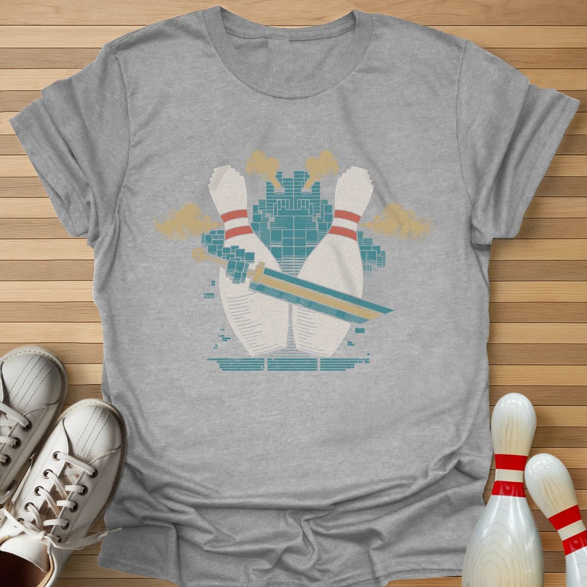 Retro Pin Swordsman T-Shirt