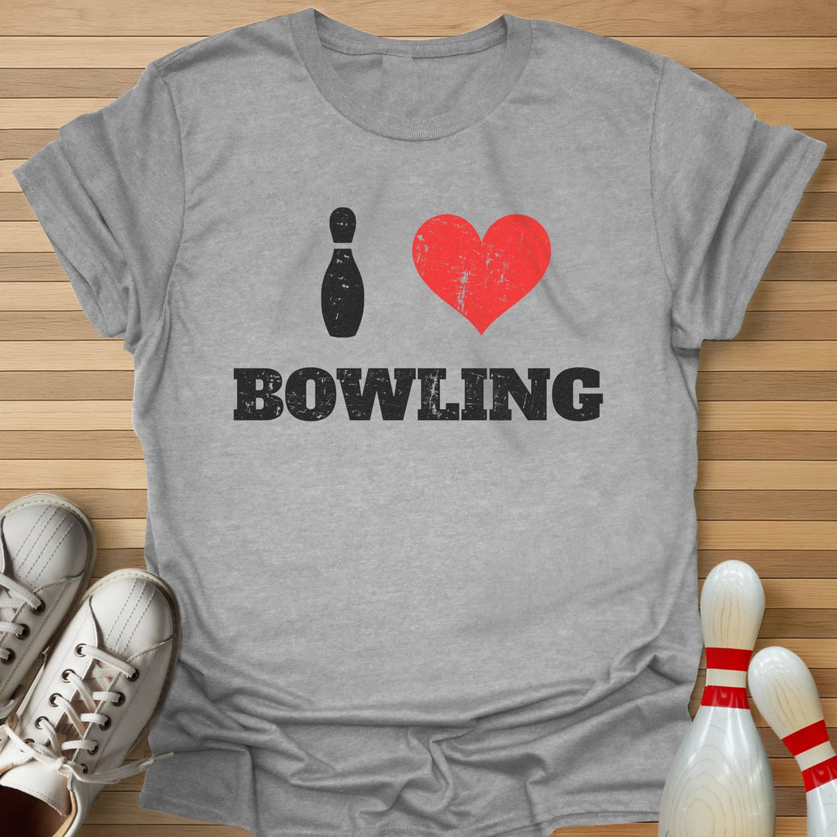 I Heart Bowling Pin T-Shirt