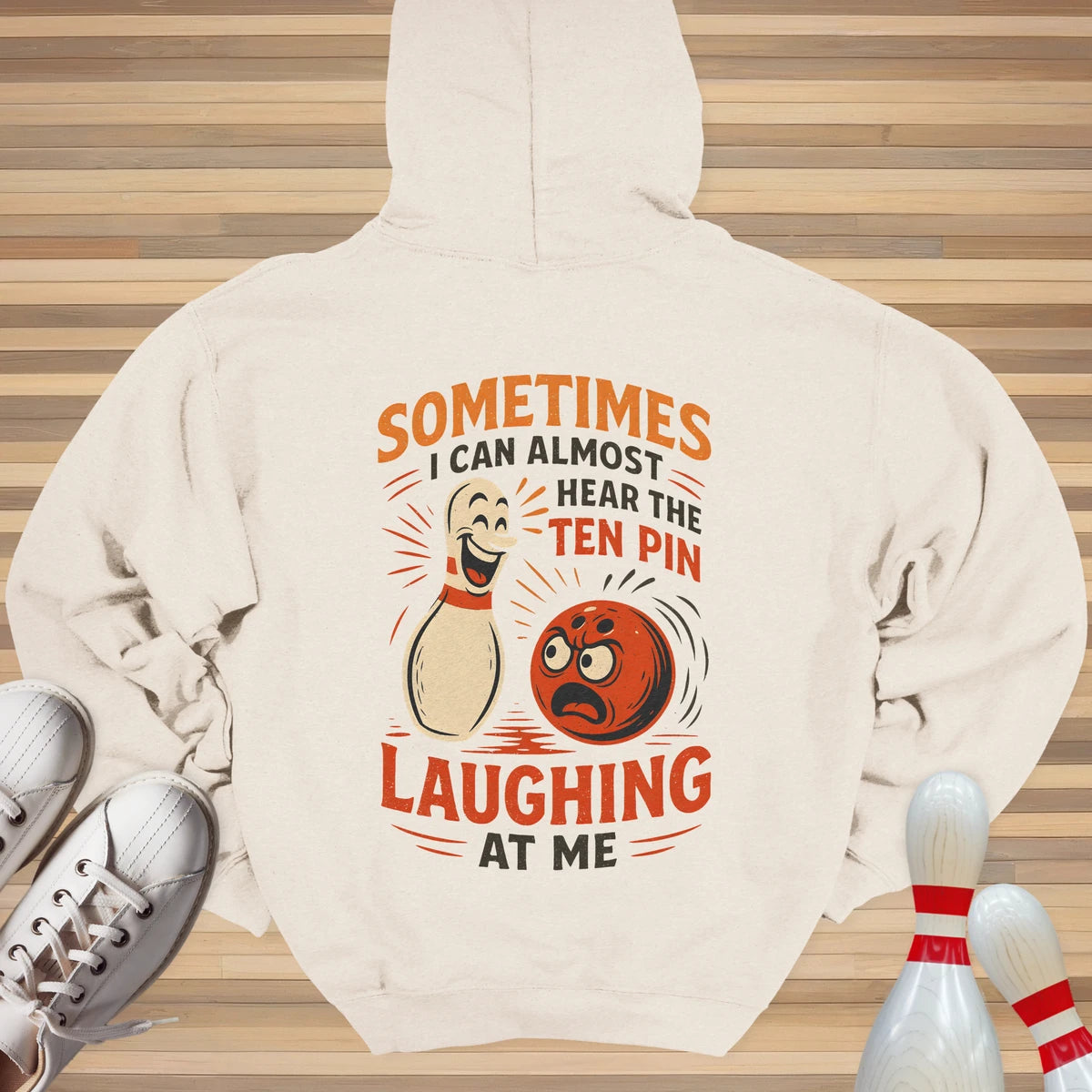 Laughing At Me Retro Hoodie
