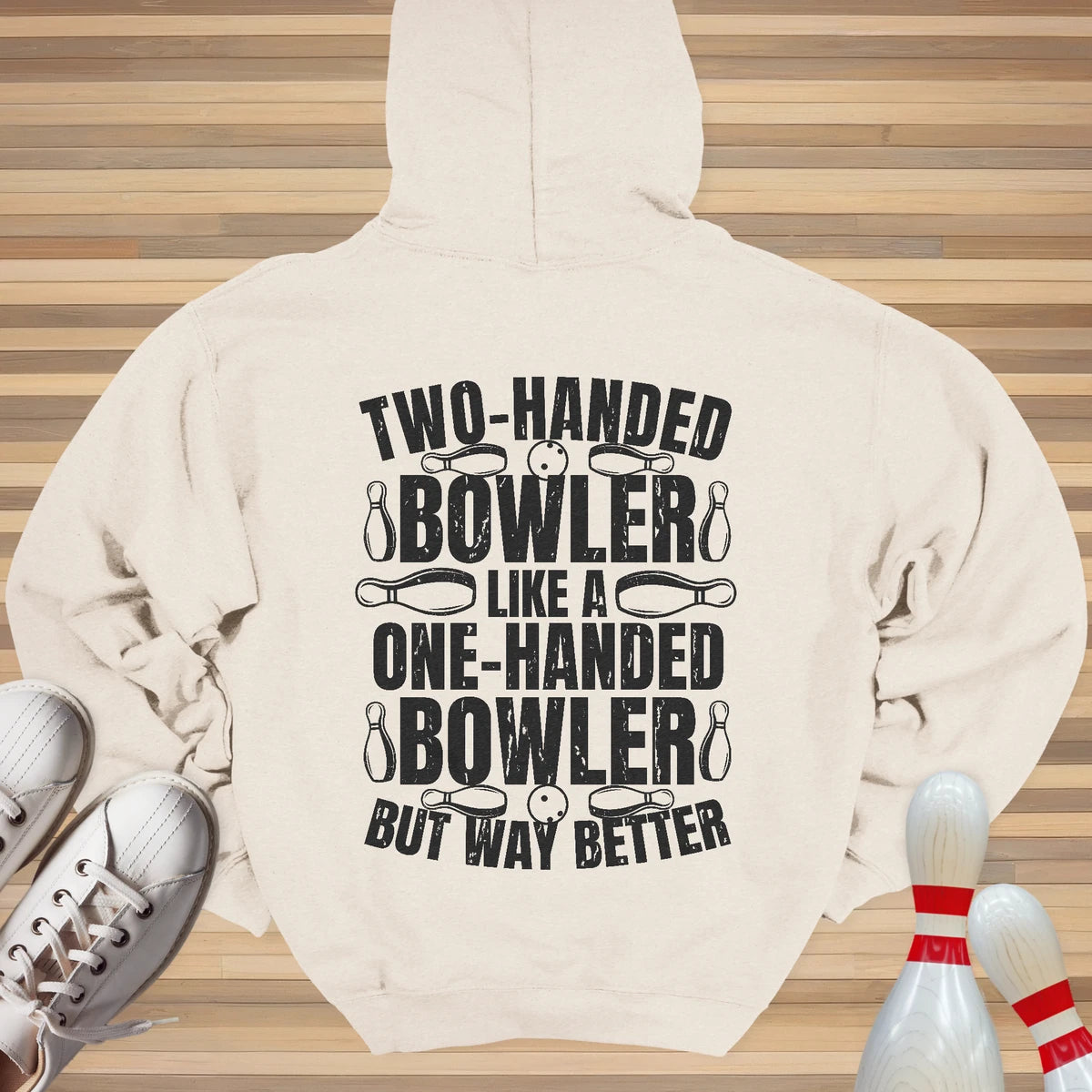 Two Handed Bowler Hoodie