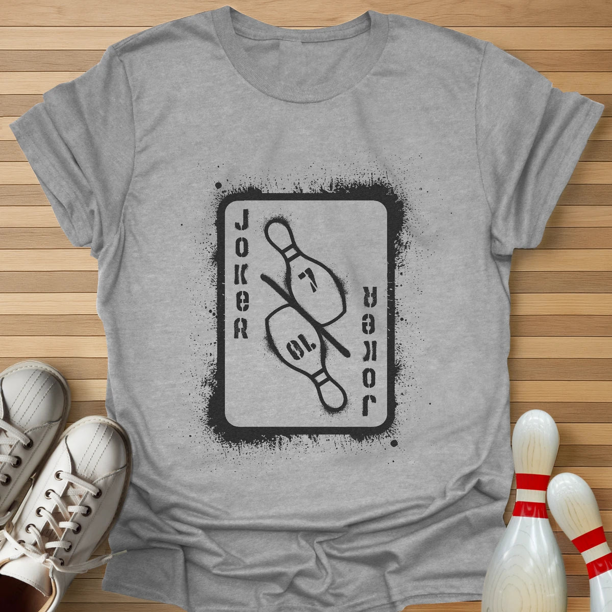 7 10 Pin Joker Card T-Shirt