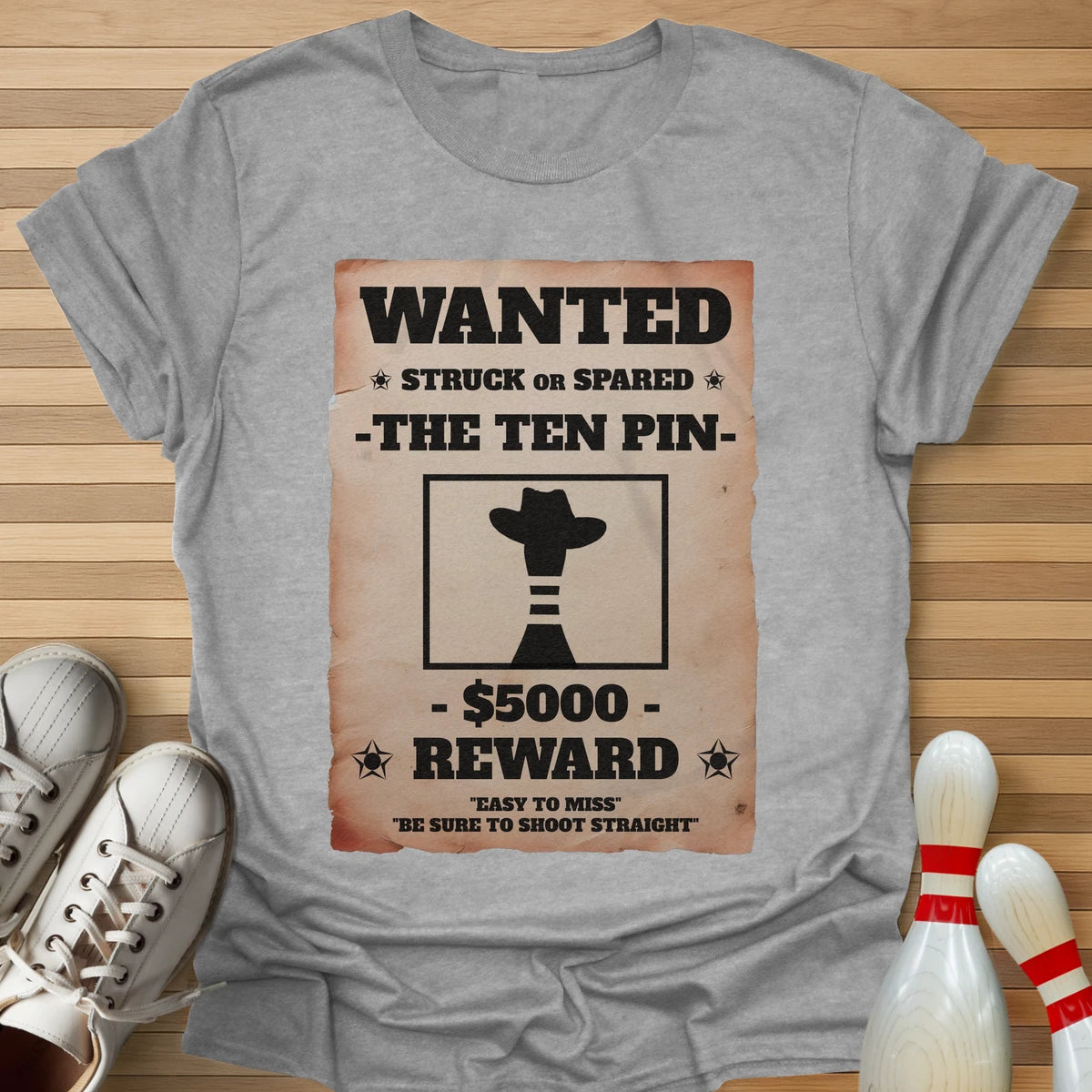 Ten Pin Wanted T-Shirt