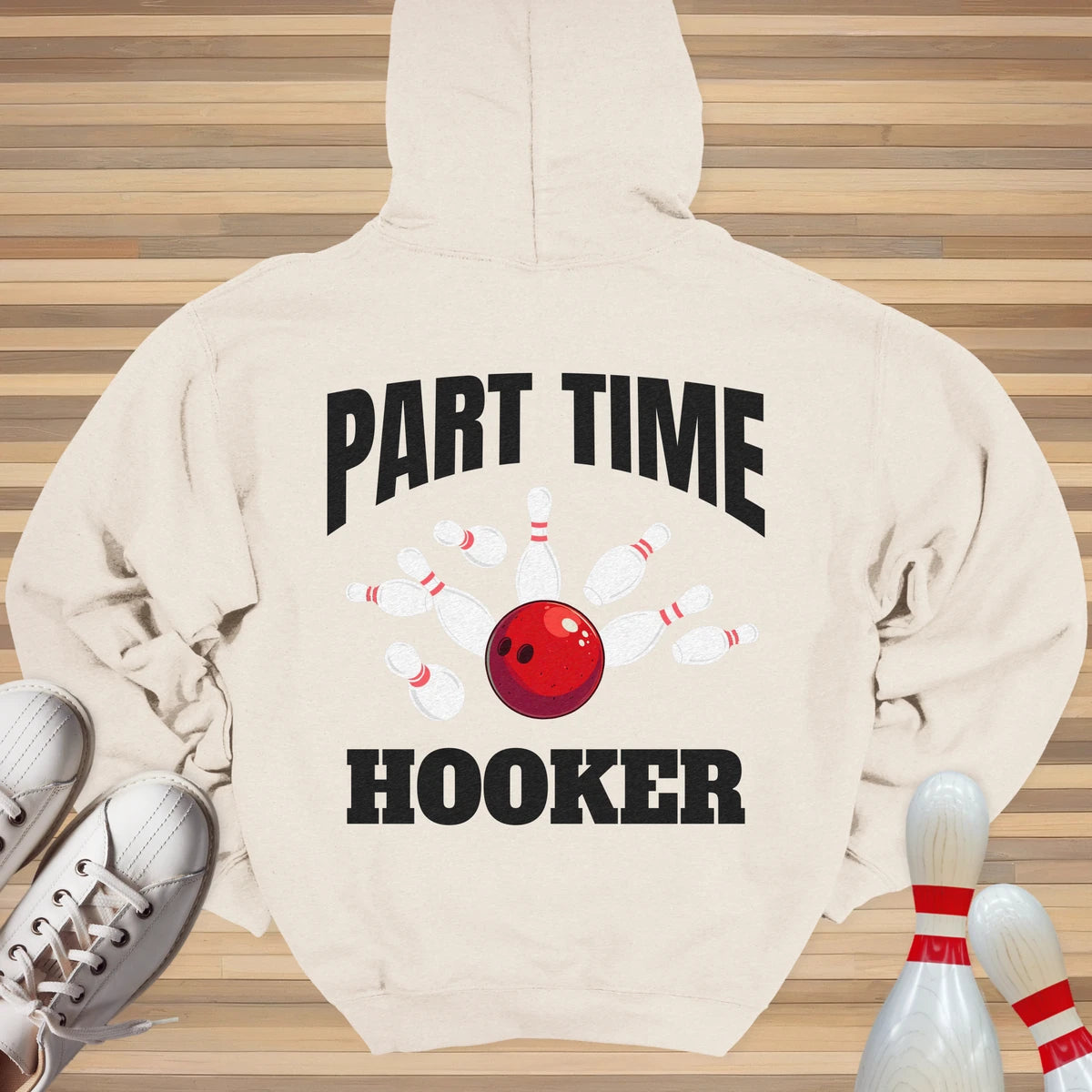 Part Time Cartoon Hoodie