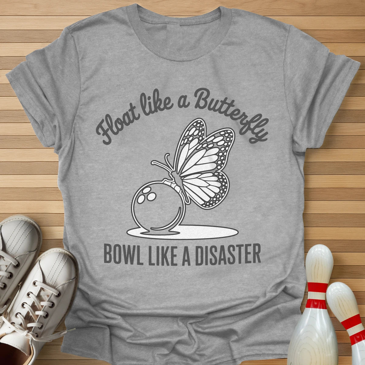 Butterfly Bowling T-Shirt