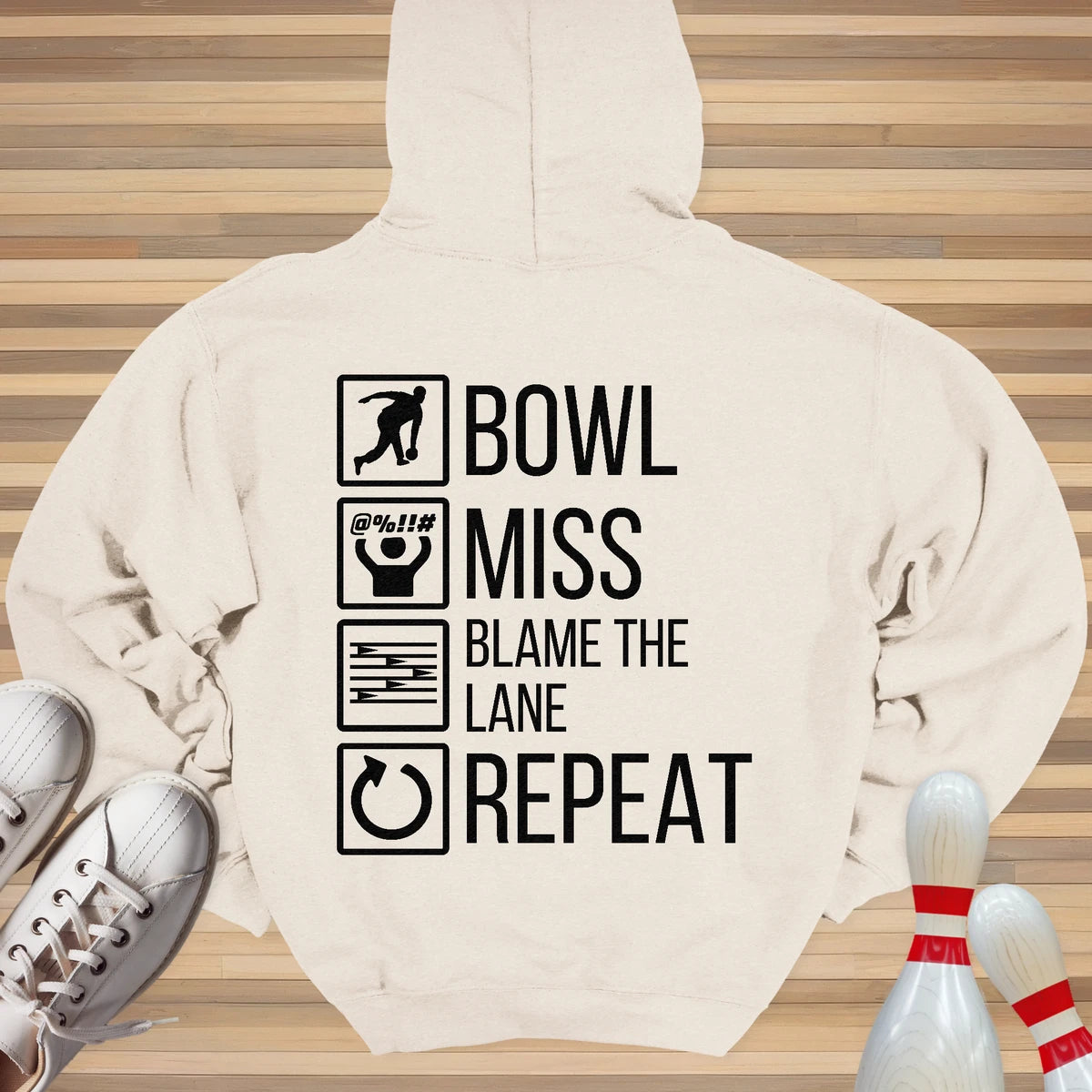 Blame The Lane Repeat Hoodie
