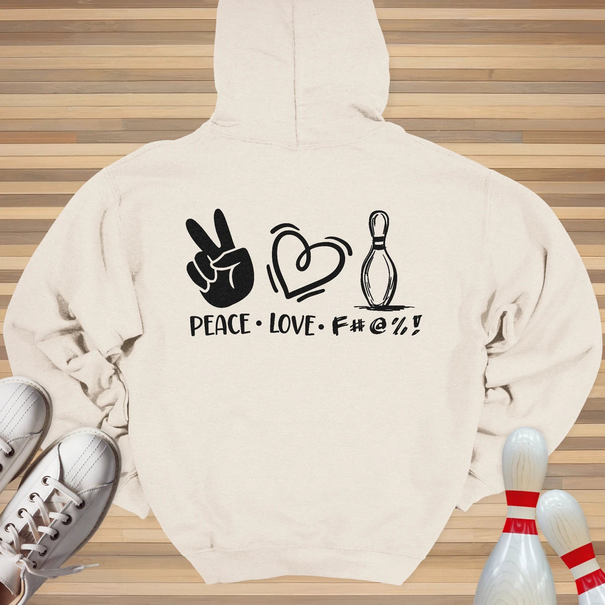 Peace Love F#@% Hoodie