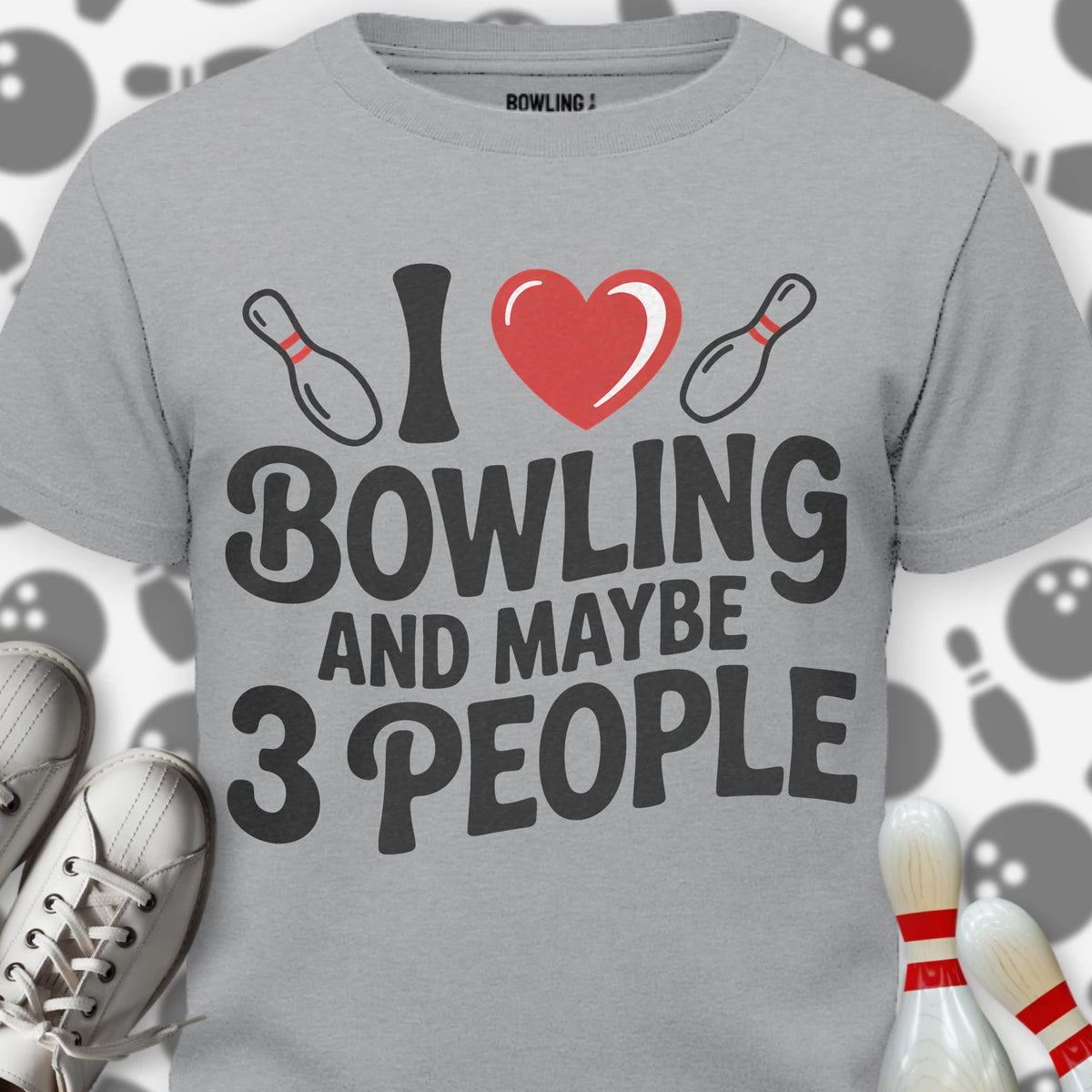 I Heart Bowling T-Shirt