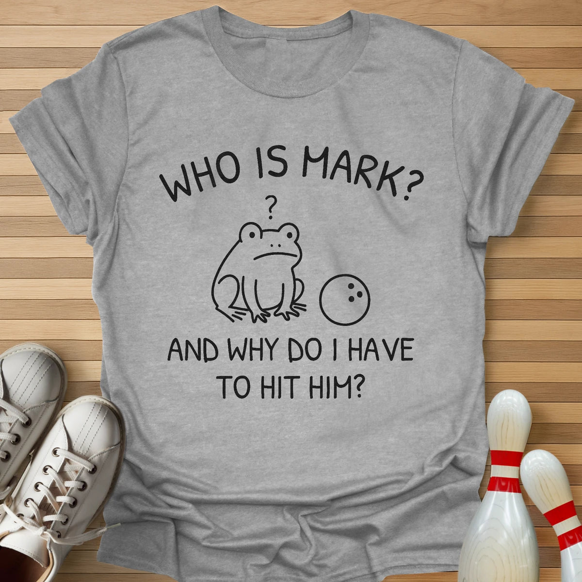 Who Is Mark Cartoon T-Shirt