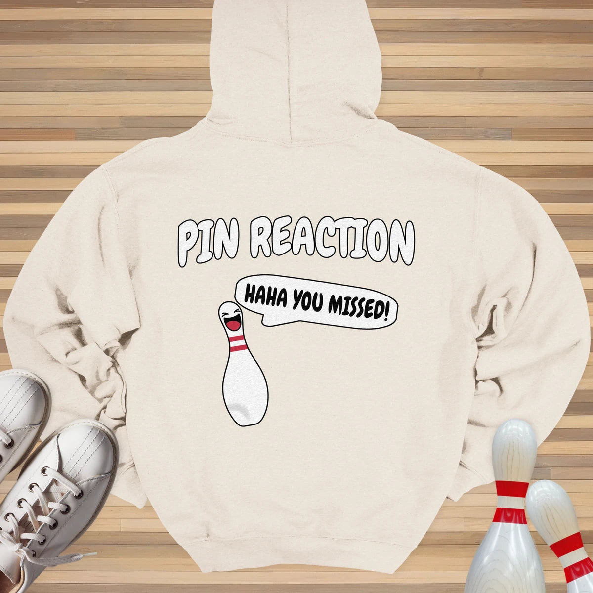You Missed Pin Reaction Hoodie