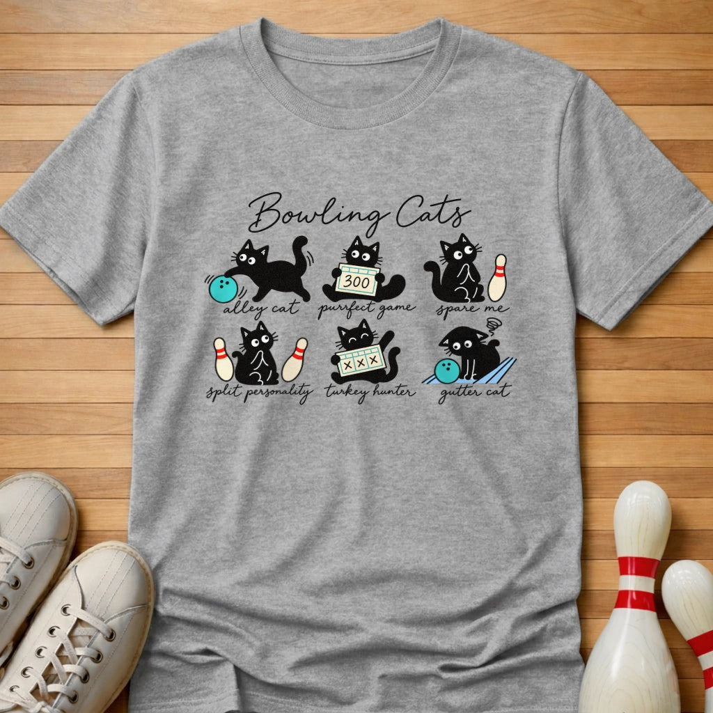 Cats Bowling T-Shirt
