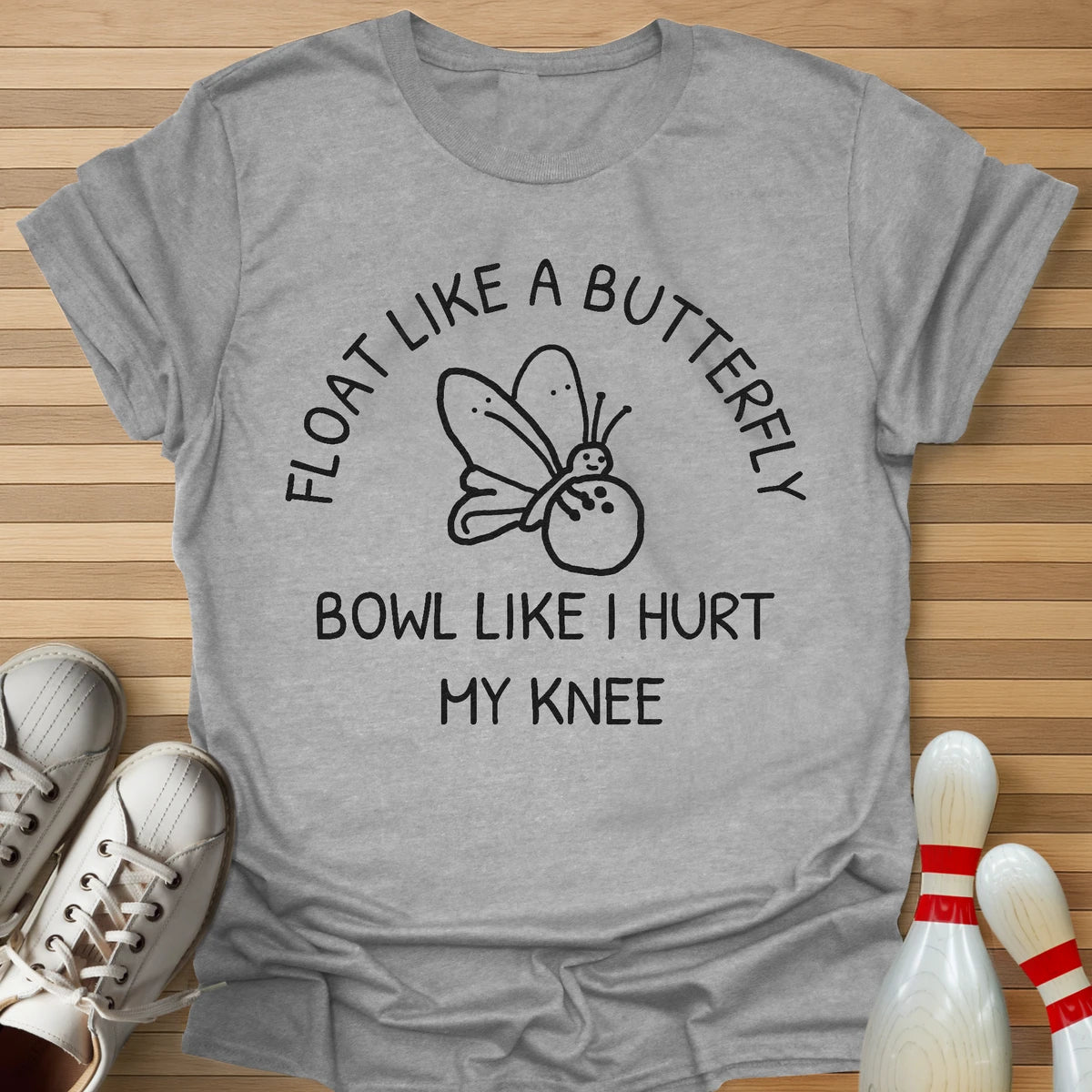 Like I Hurt My Knee Cartoon T-Shirt