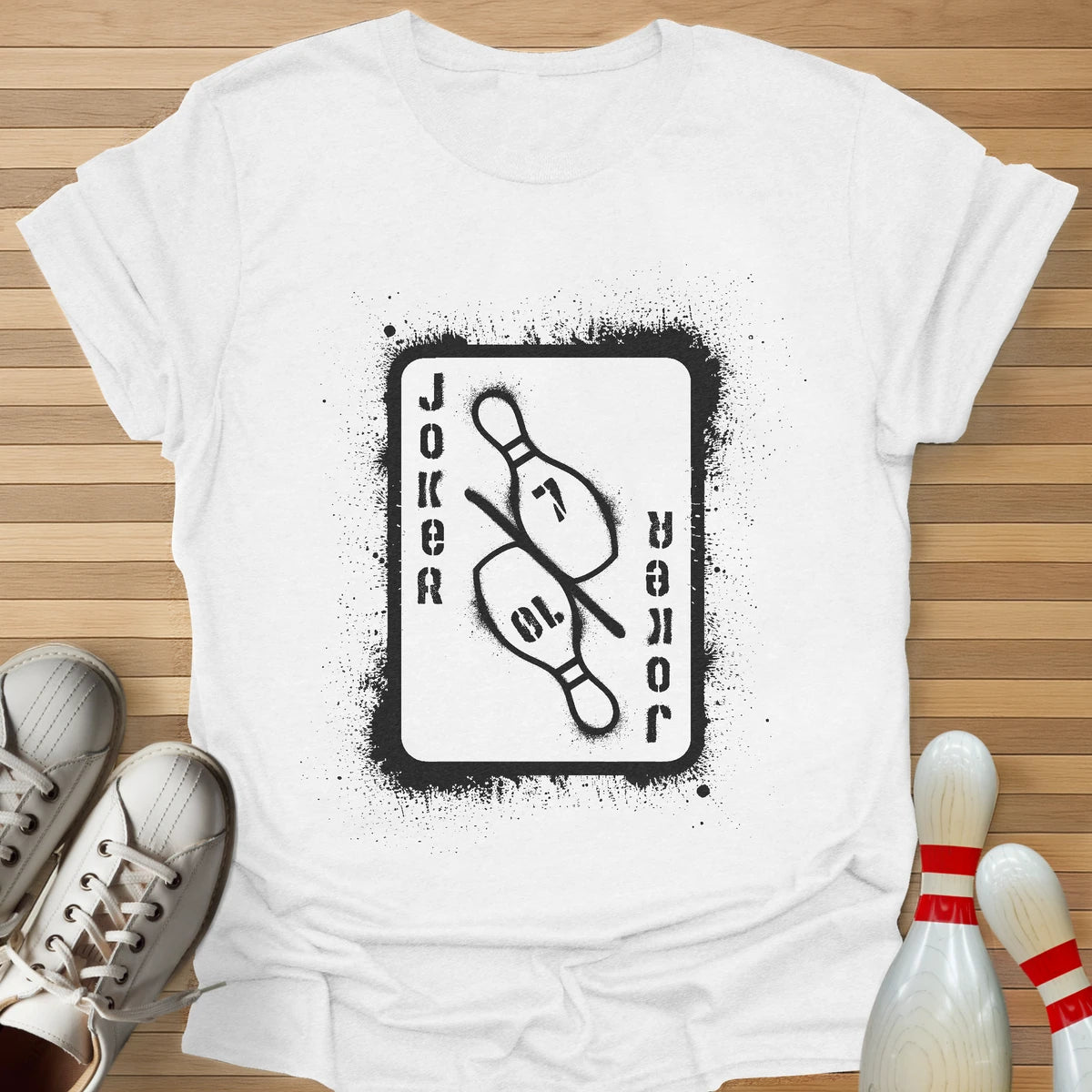 7 10 Pin Joker Card T-Shirt