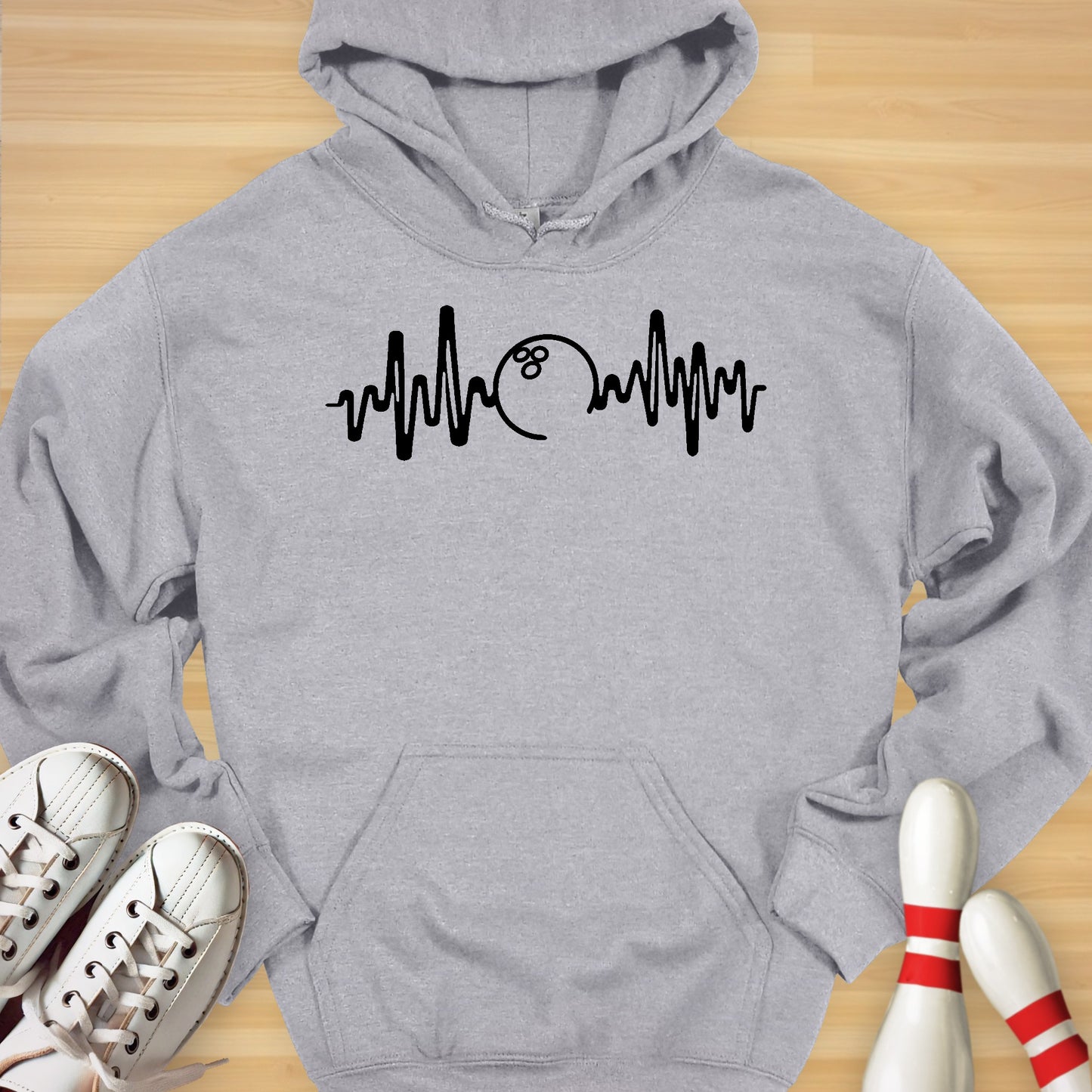 Bowling Heartbeat Hoodie