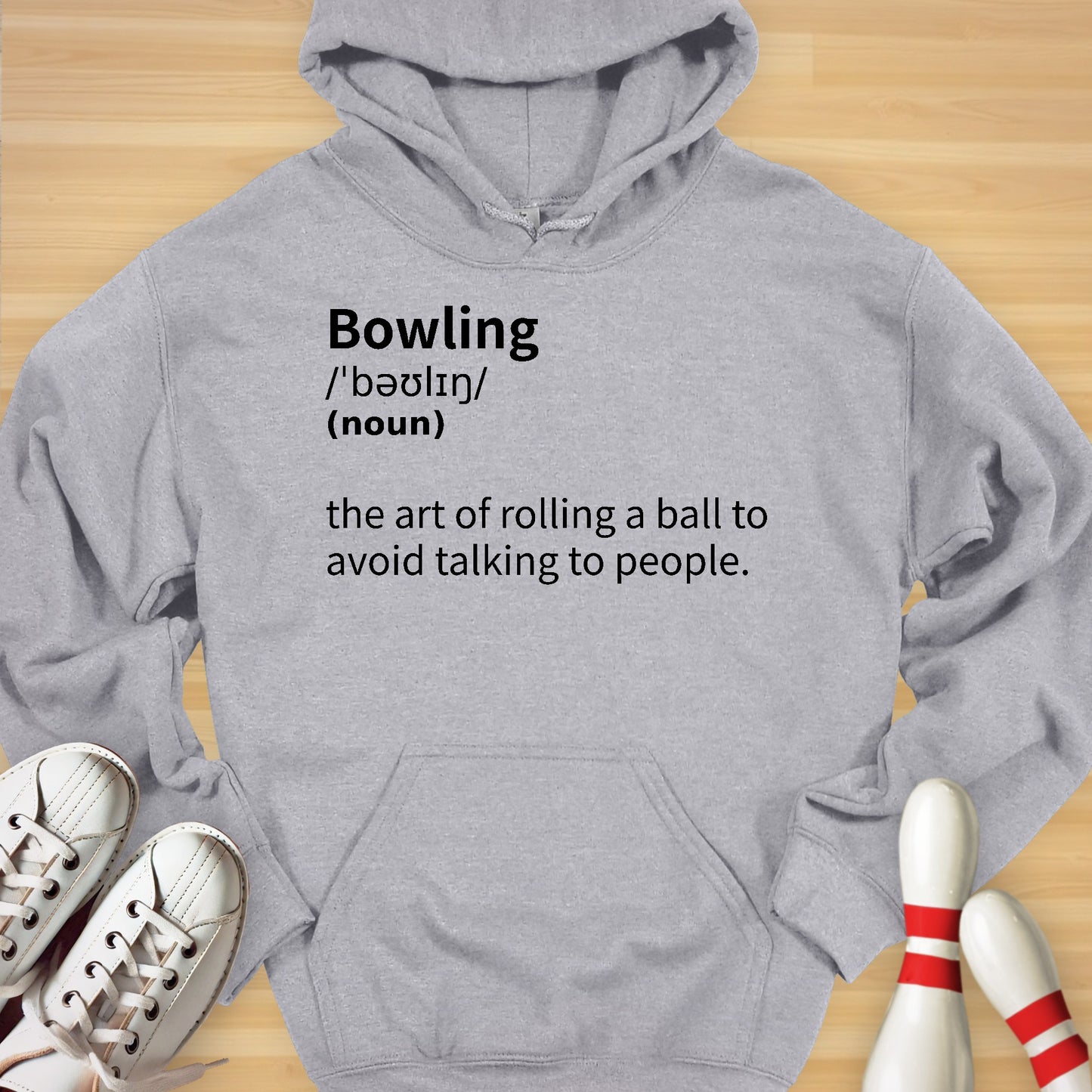 Bowling Definition Hoodie