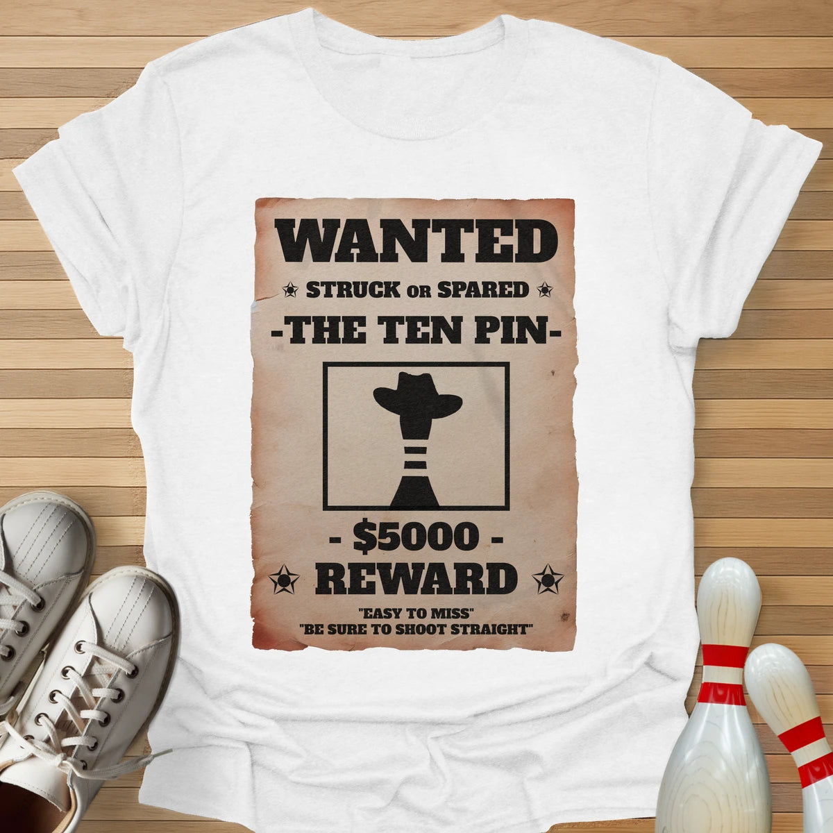 Ten Pin Wanted T-Shirt