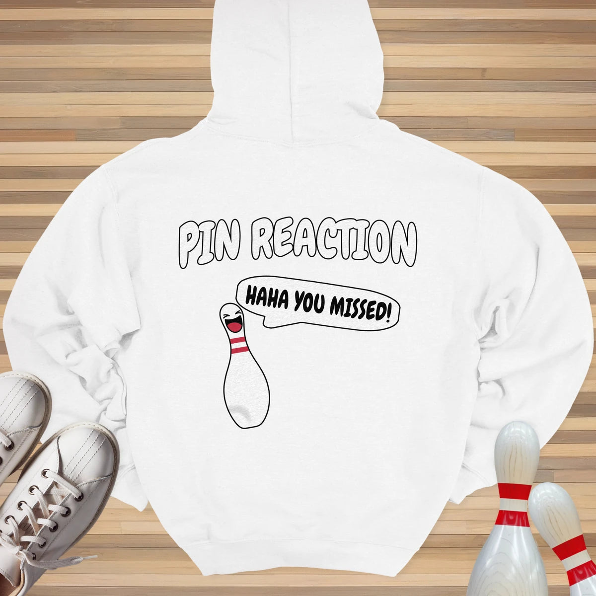 You Missed Pin Reaction Hoodie