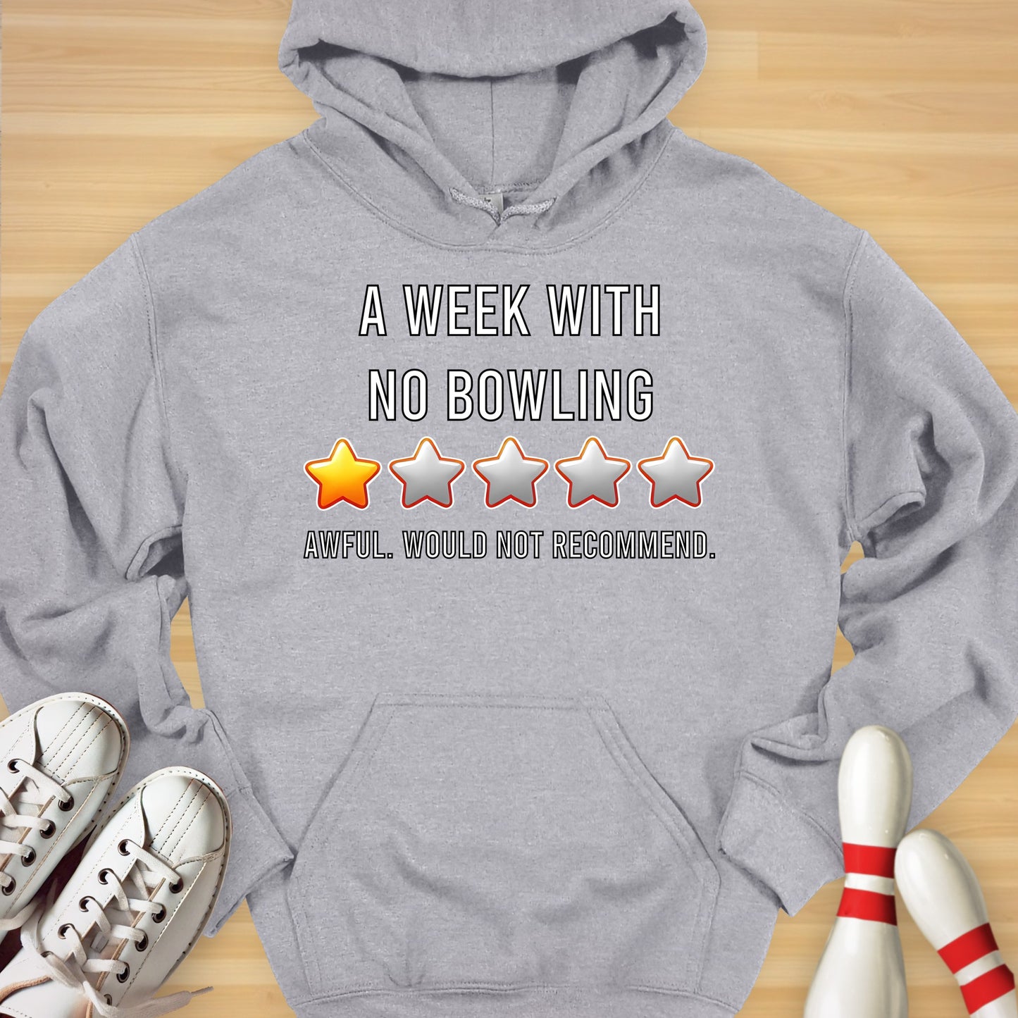 Week Without Bowling Review Hoodie