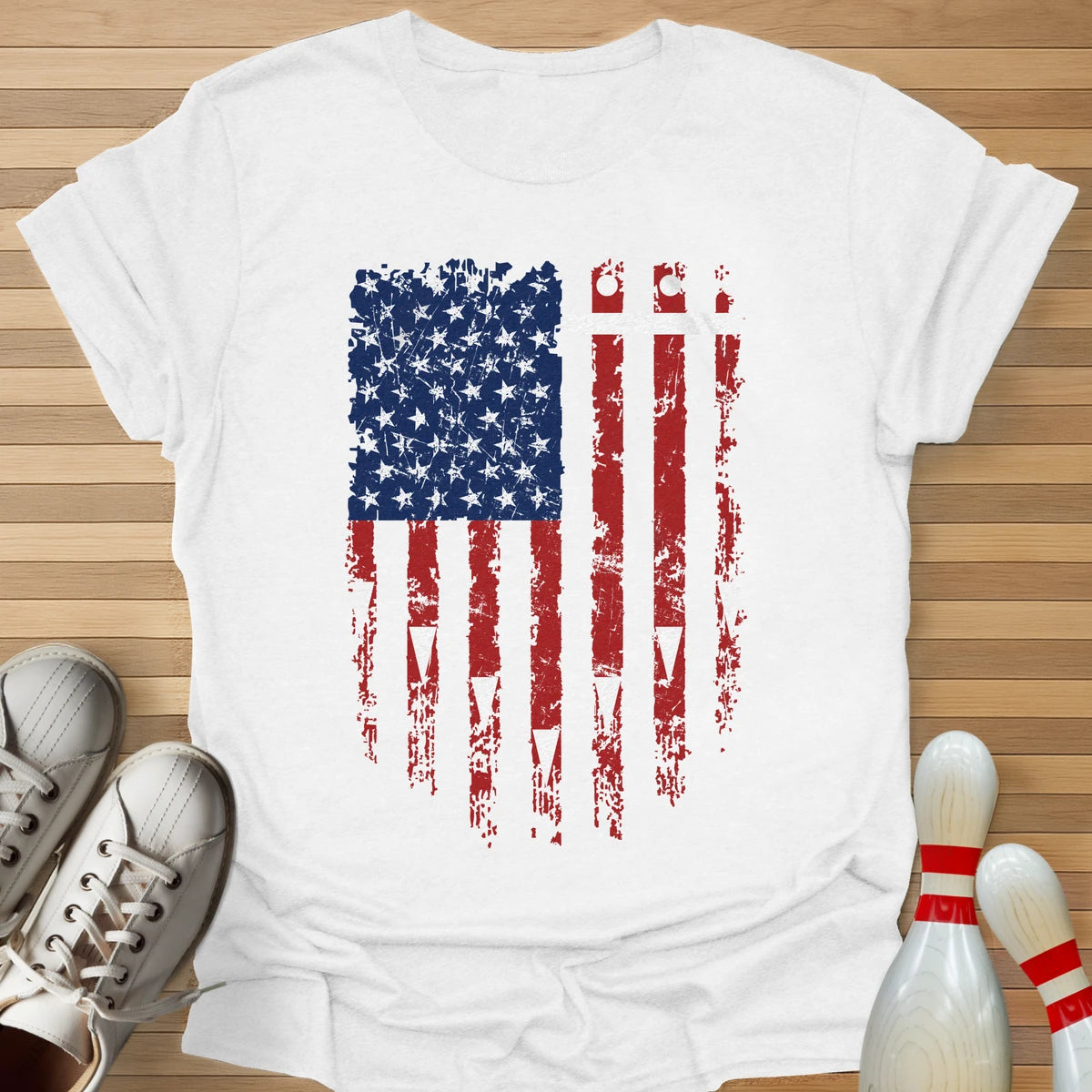 Bowling Lane Flag T-Shirt
