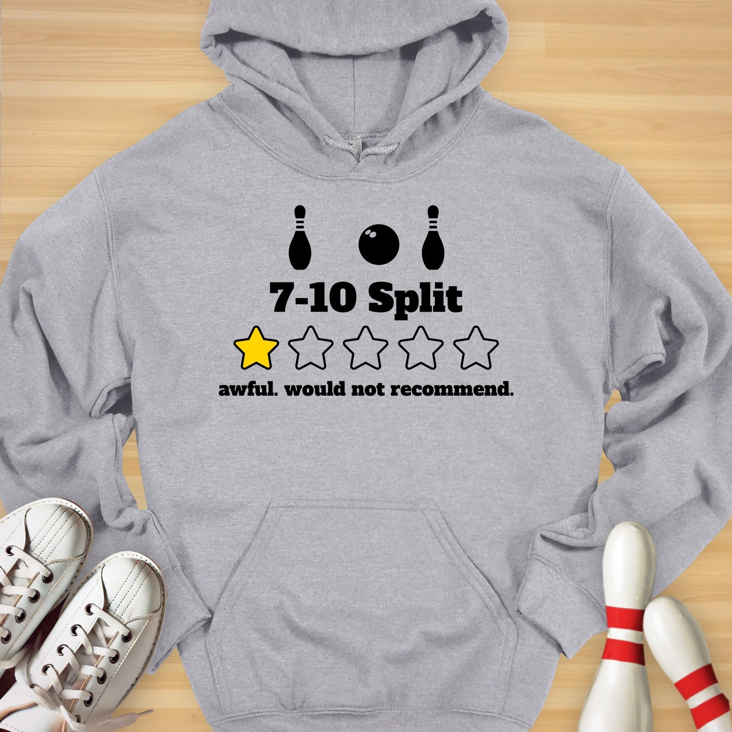 7-10 Split 1 Star Review Hoodie