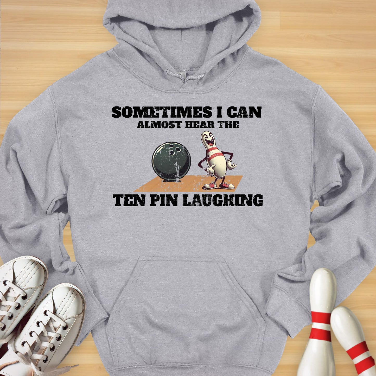 Ten Pin Laughing Hoodie