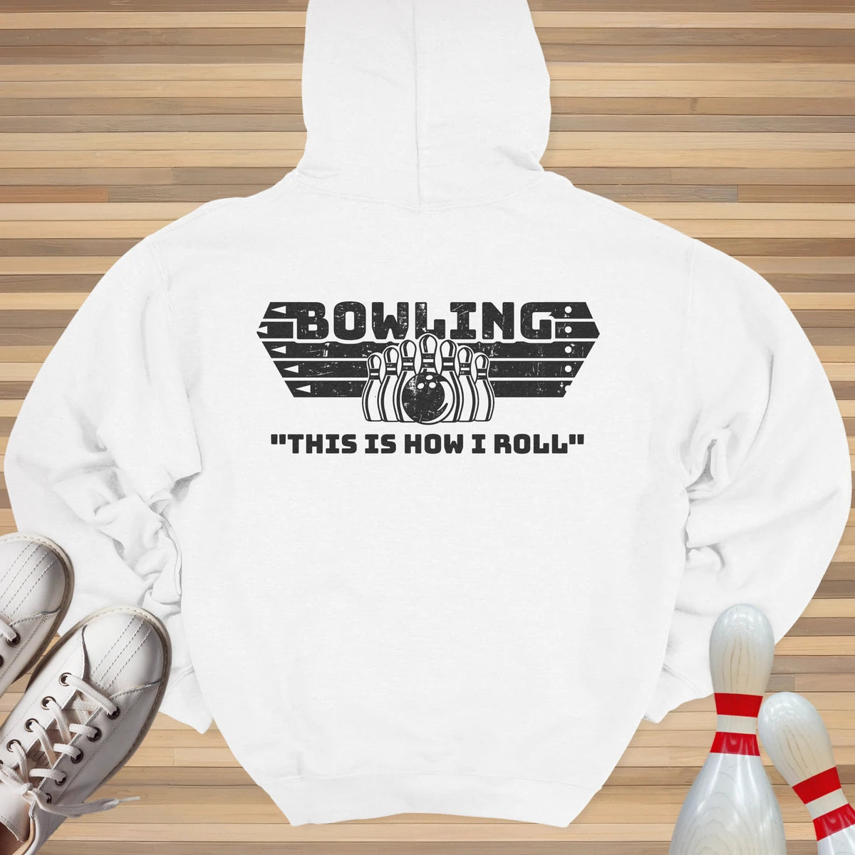 Bowling How I Roll Hoodie