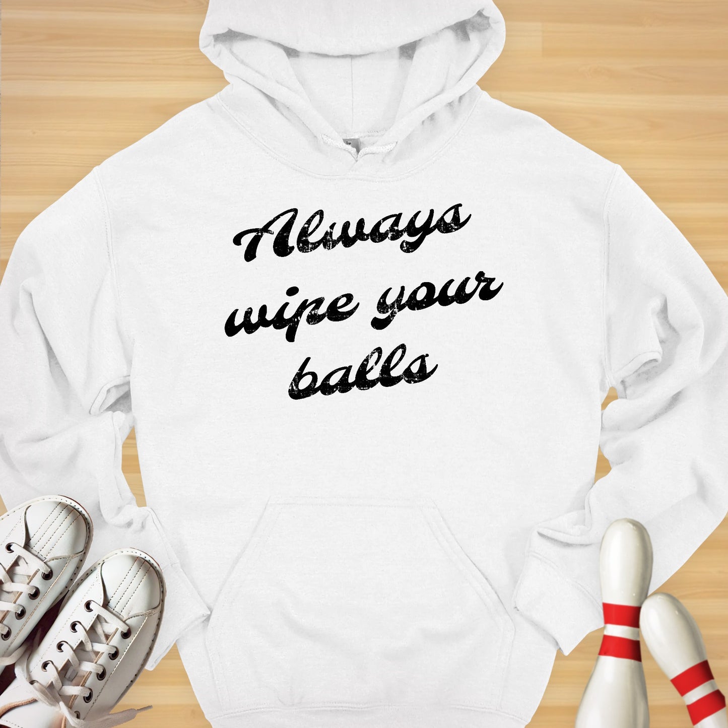 Always Wipe Retro Hoodie