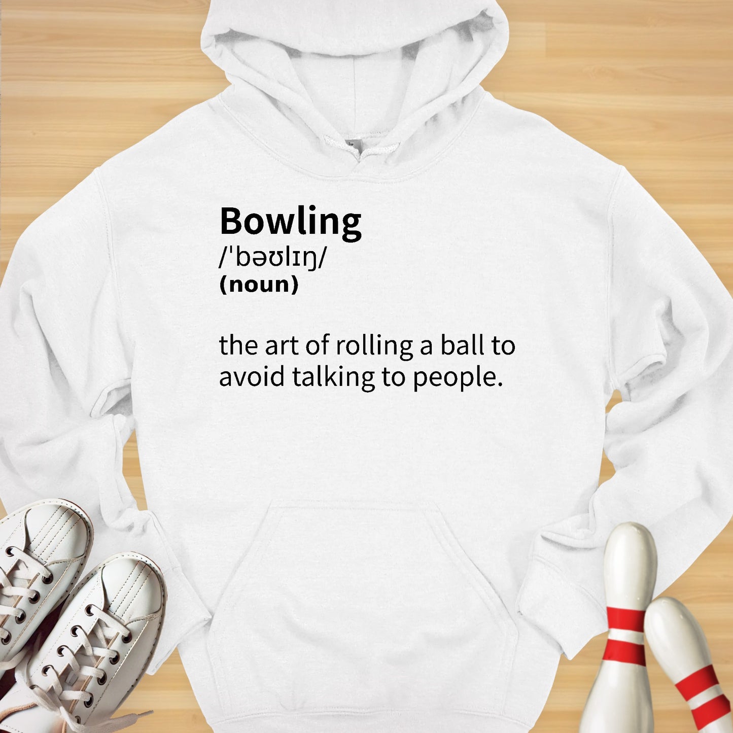 Bowling Definition Hoodie