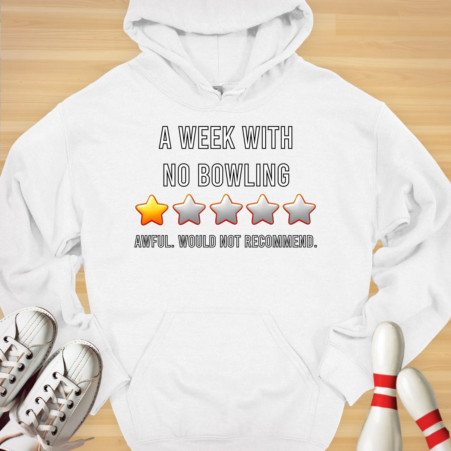 Week Without Bowling Review Hoodie