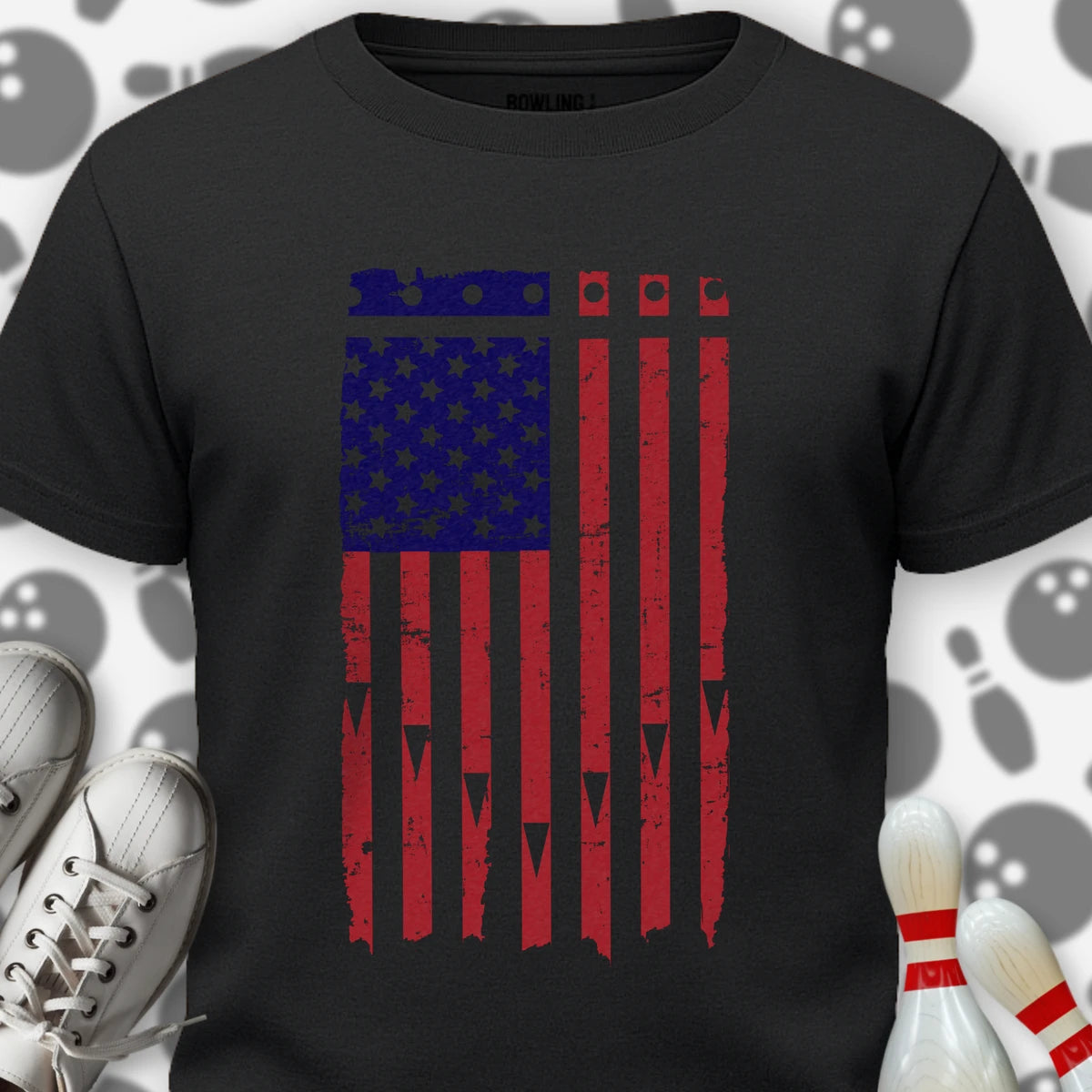 See Through Lane Flag T-Shirt