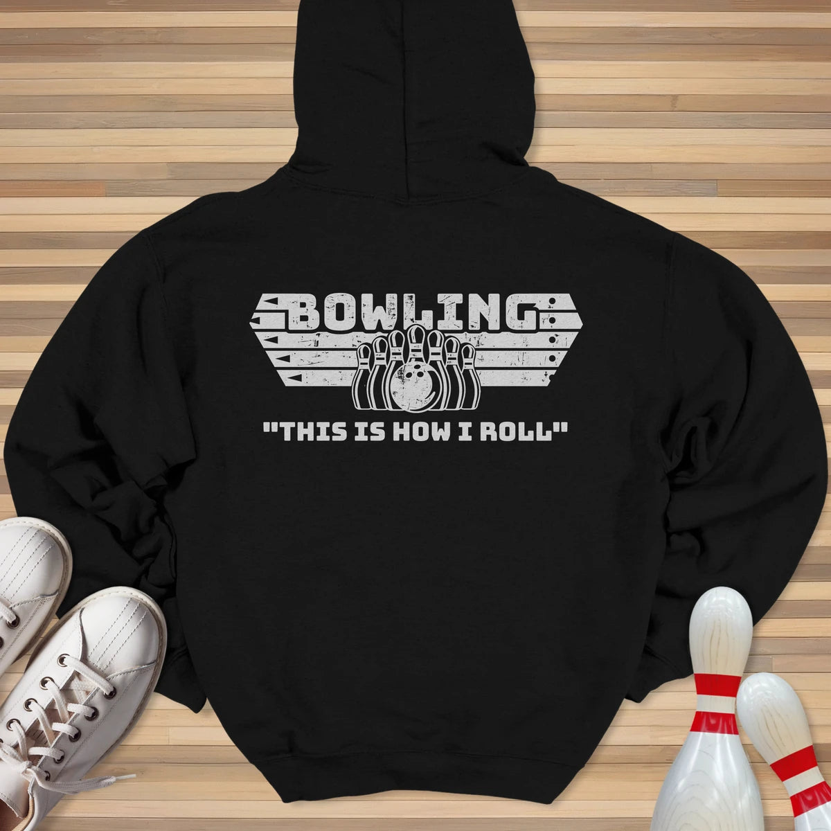 Bowling How I Roll Hoodie