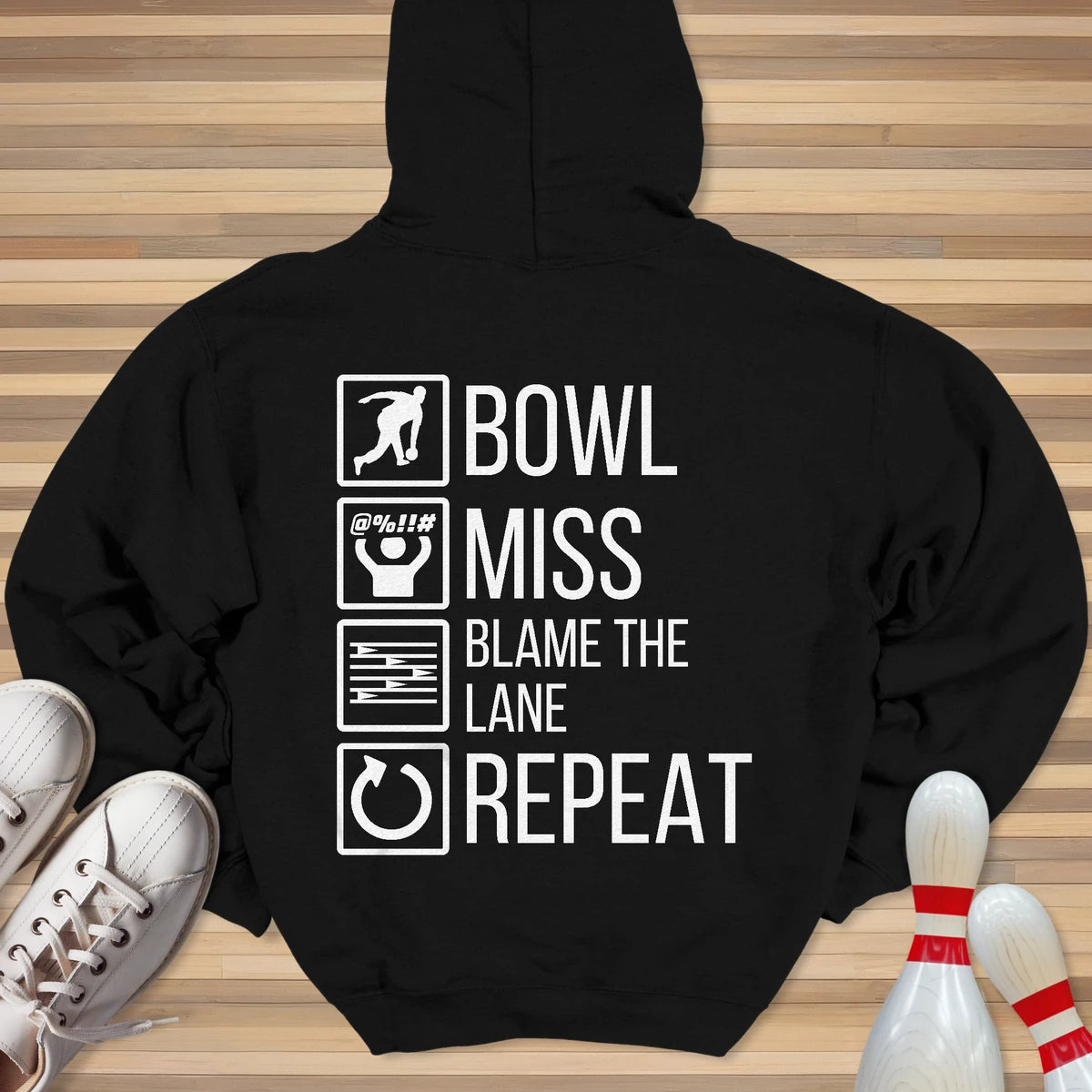 Blame The Lane Repeat Hoodie