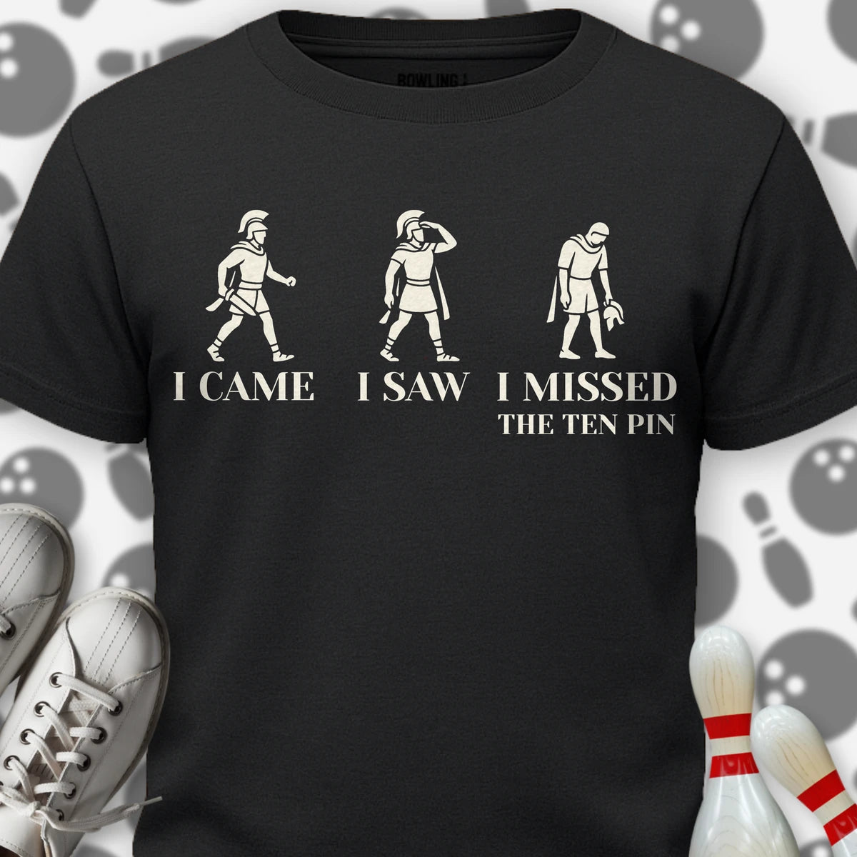 I Came I Saw Ten Pin T-Shirt