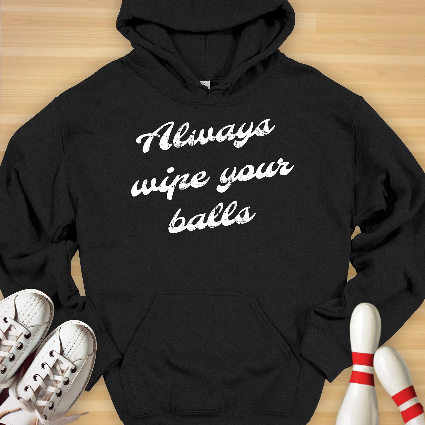 Always Wipe Retro Hoodie