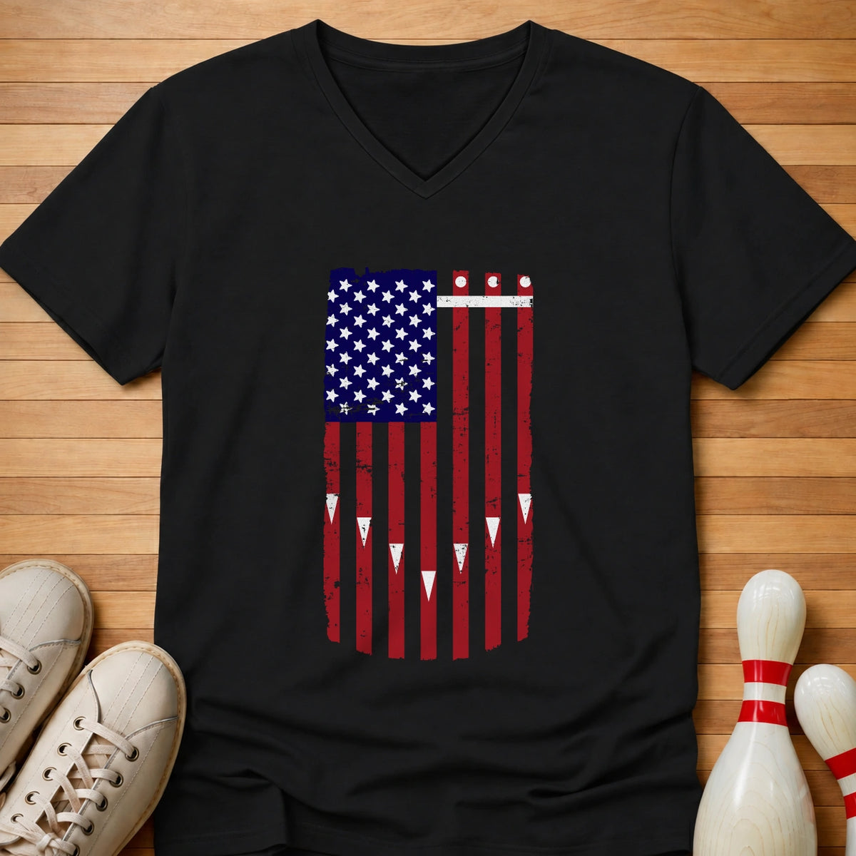 Lane Flag Women's V-Neck