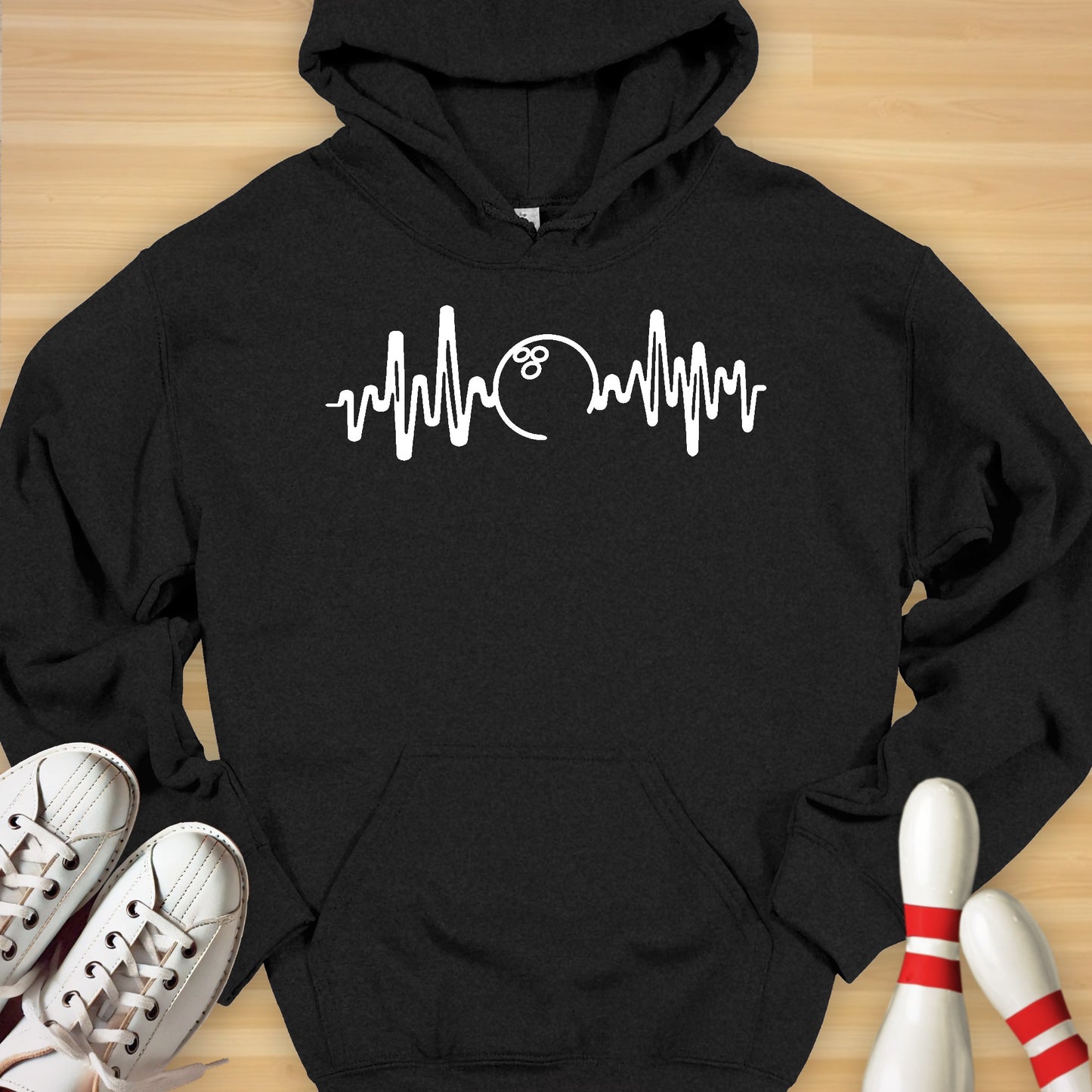 Bowling Heartbeat Hoodie