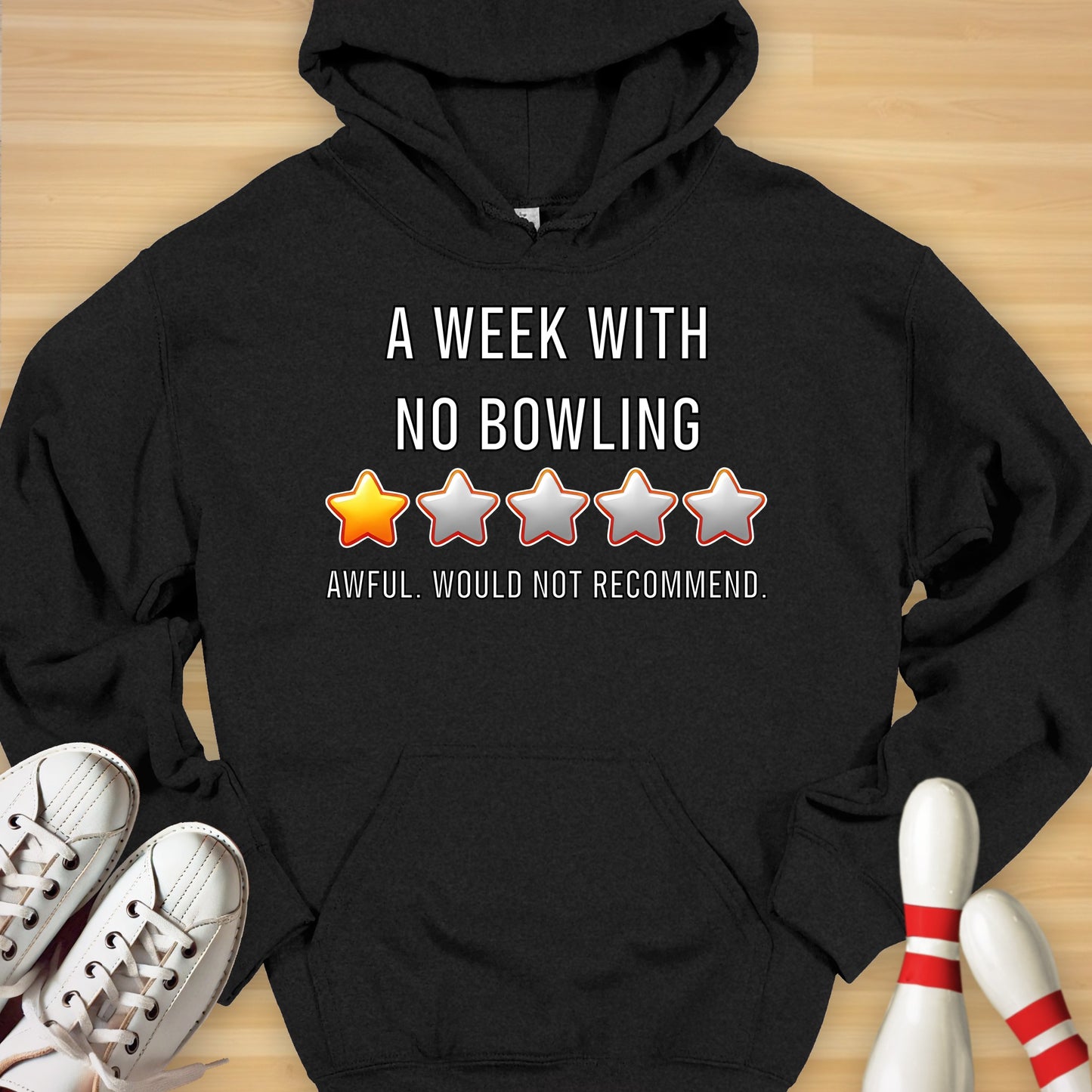Week Without Bowling Review Hoodie