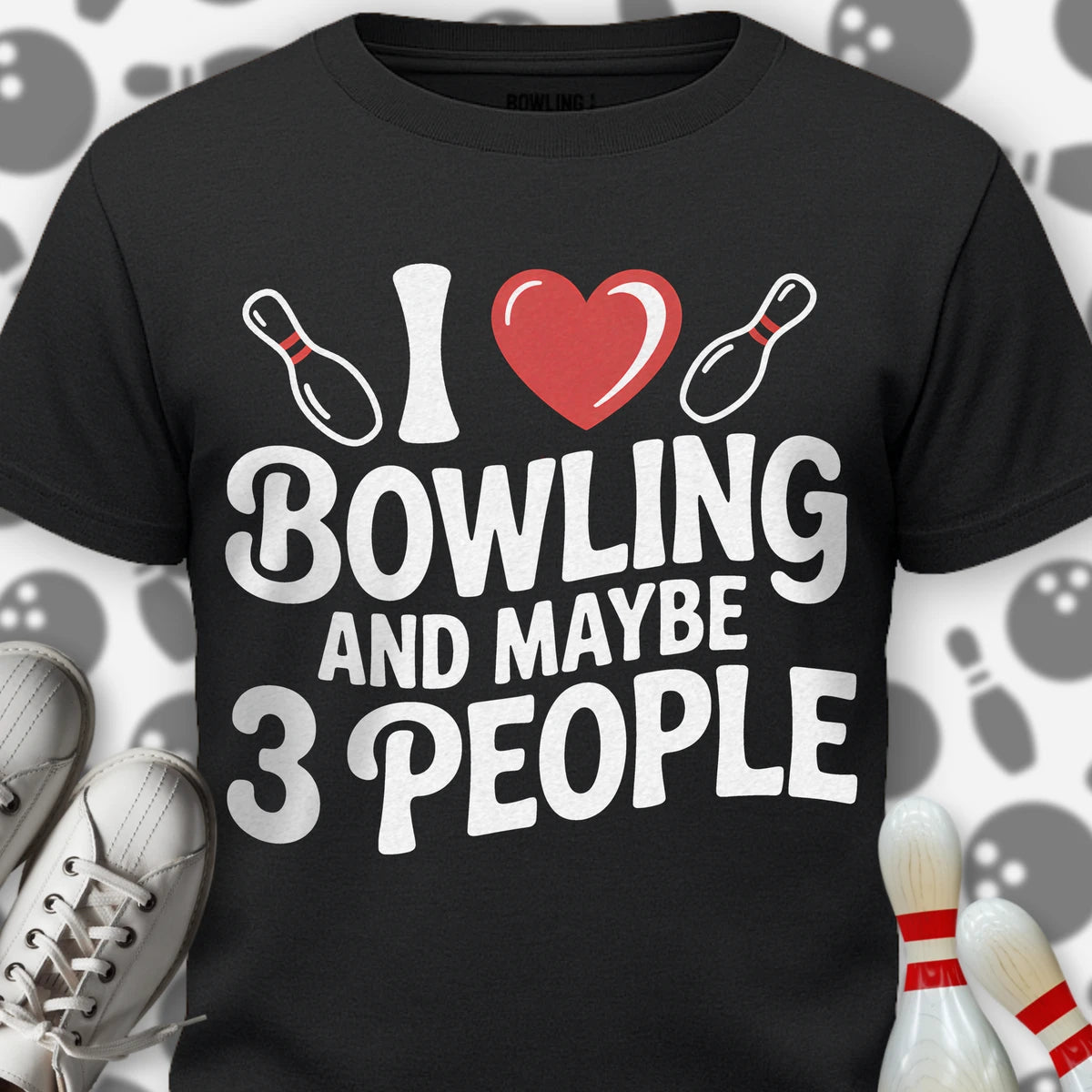 I Heart Bowling T-Shirt