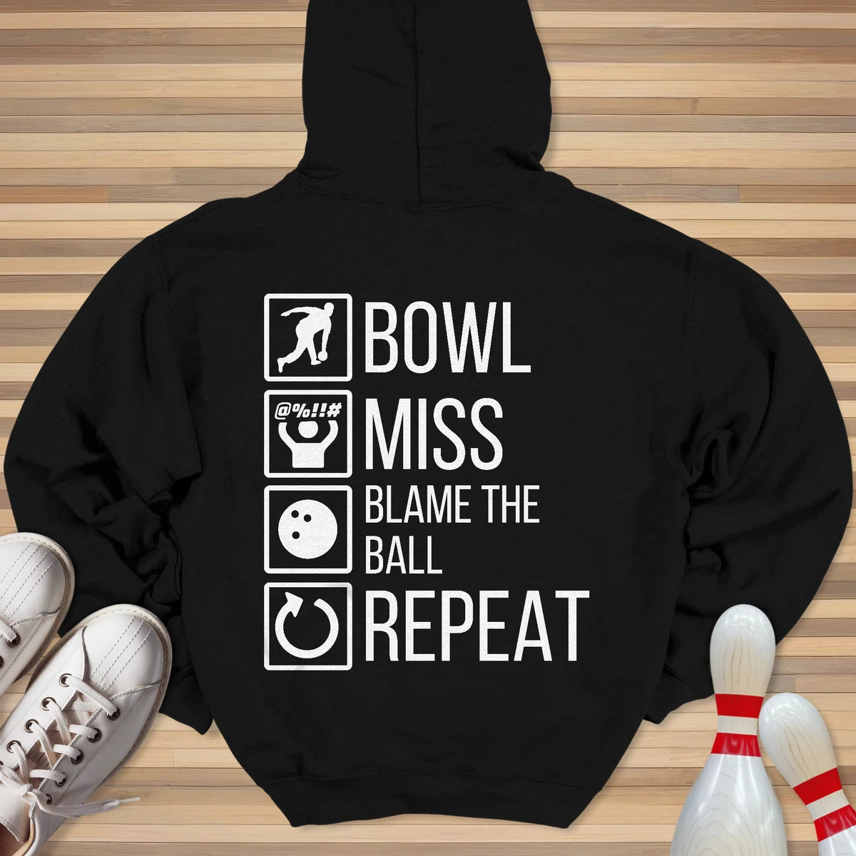 Blame The Ball Repeat Hoodie