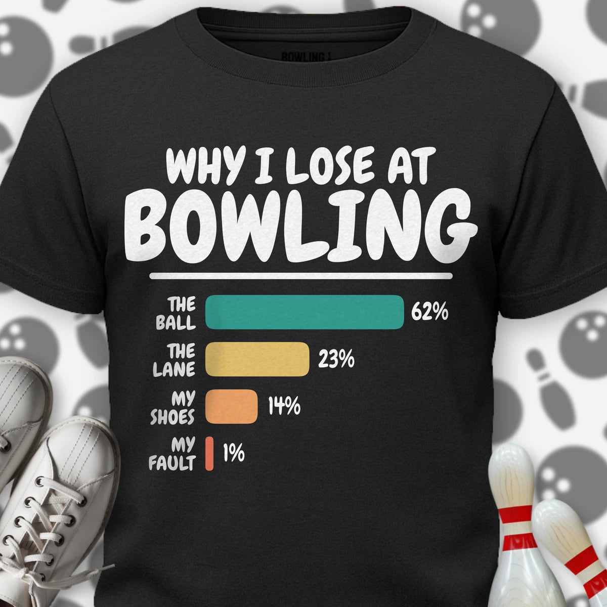 Funny Bowling Chart T-Shirt