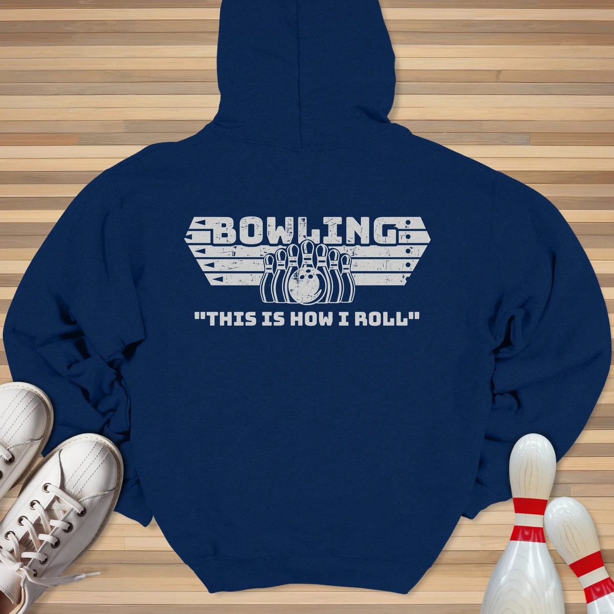 Bowling How I Roll Hoodie