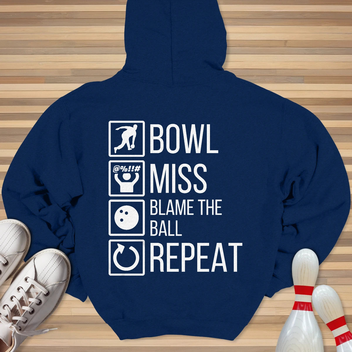 Blame The Ball Repeat Hoodie